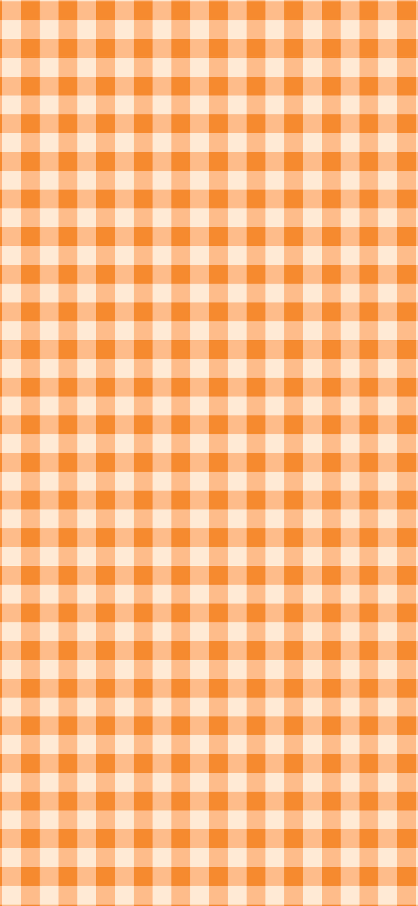 Orange Mini Gingham wallpaper for iPhone and Android