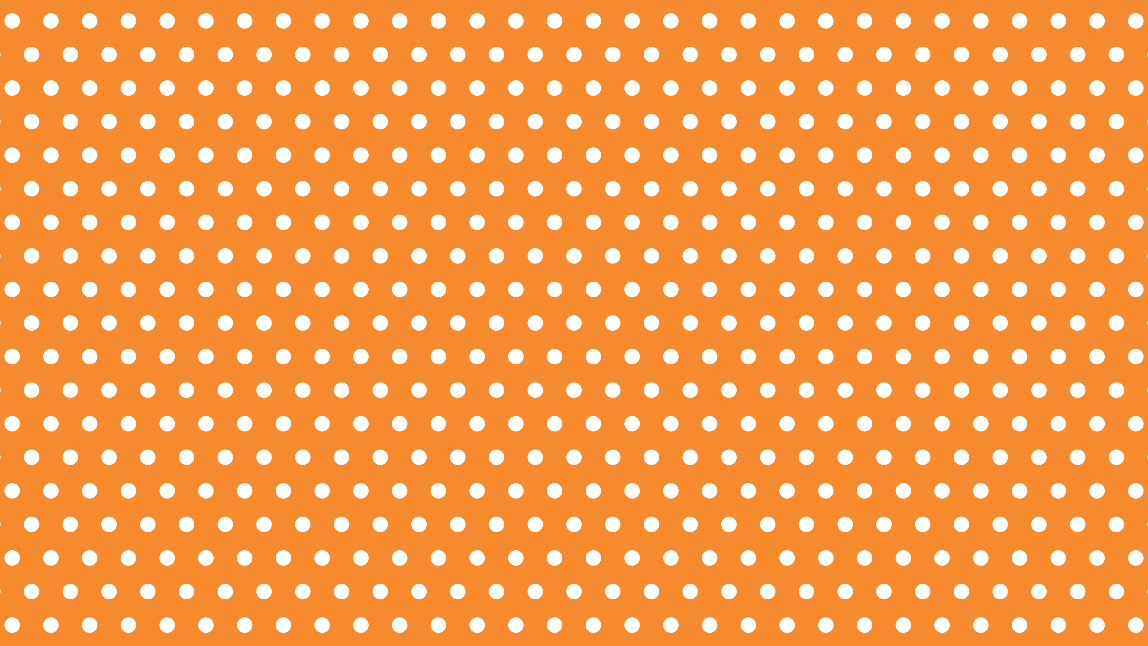 Orange Mini Polka Dot desktop wallpaper in 4K