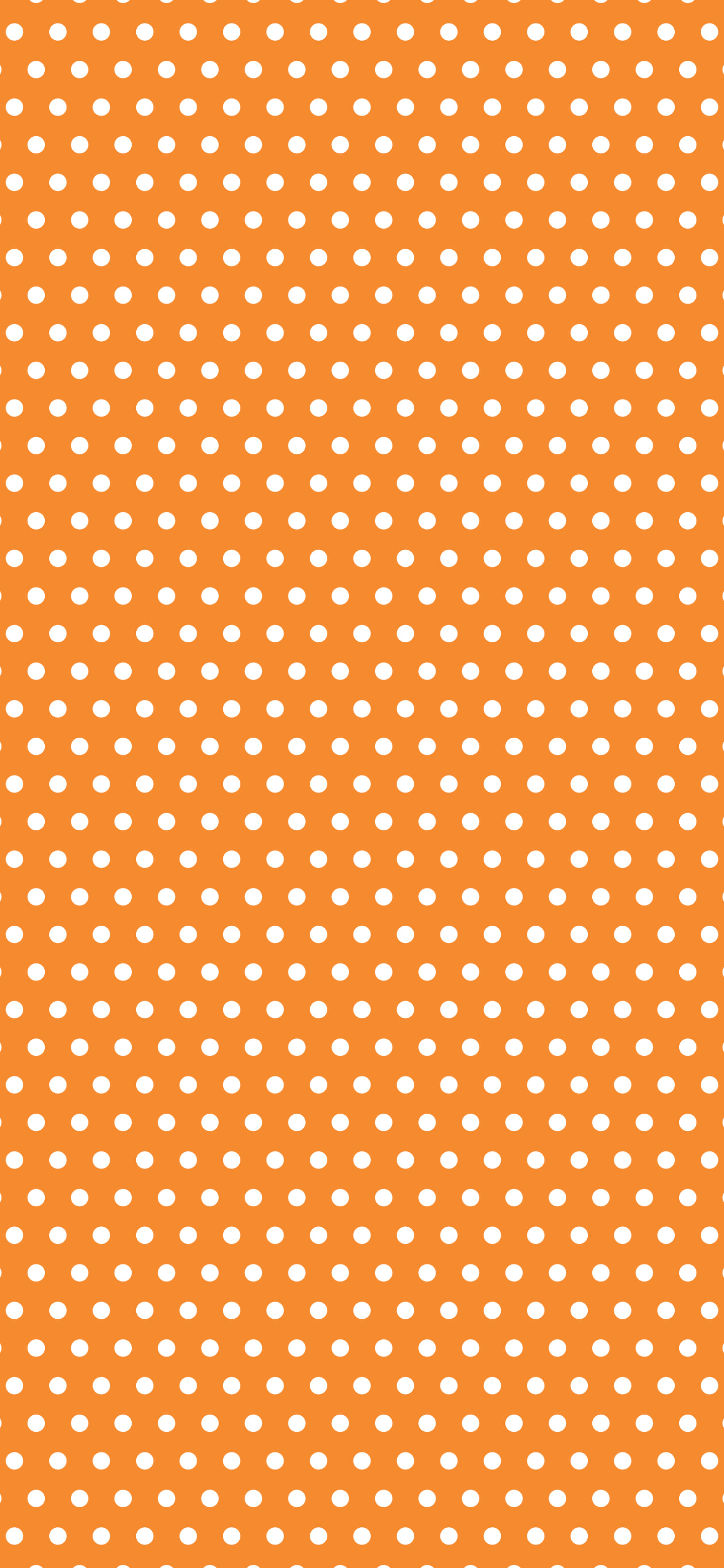 Orange Mini Polka Dot wallpaper for iPhone and Android