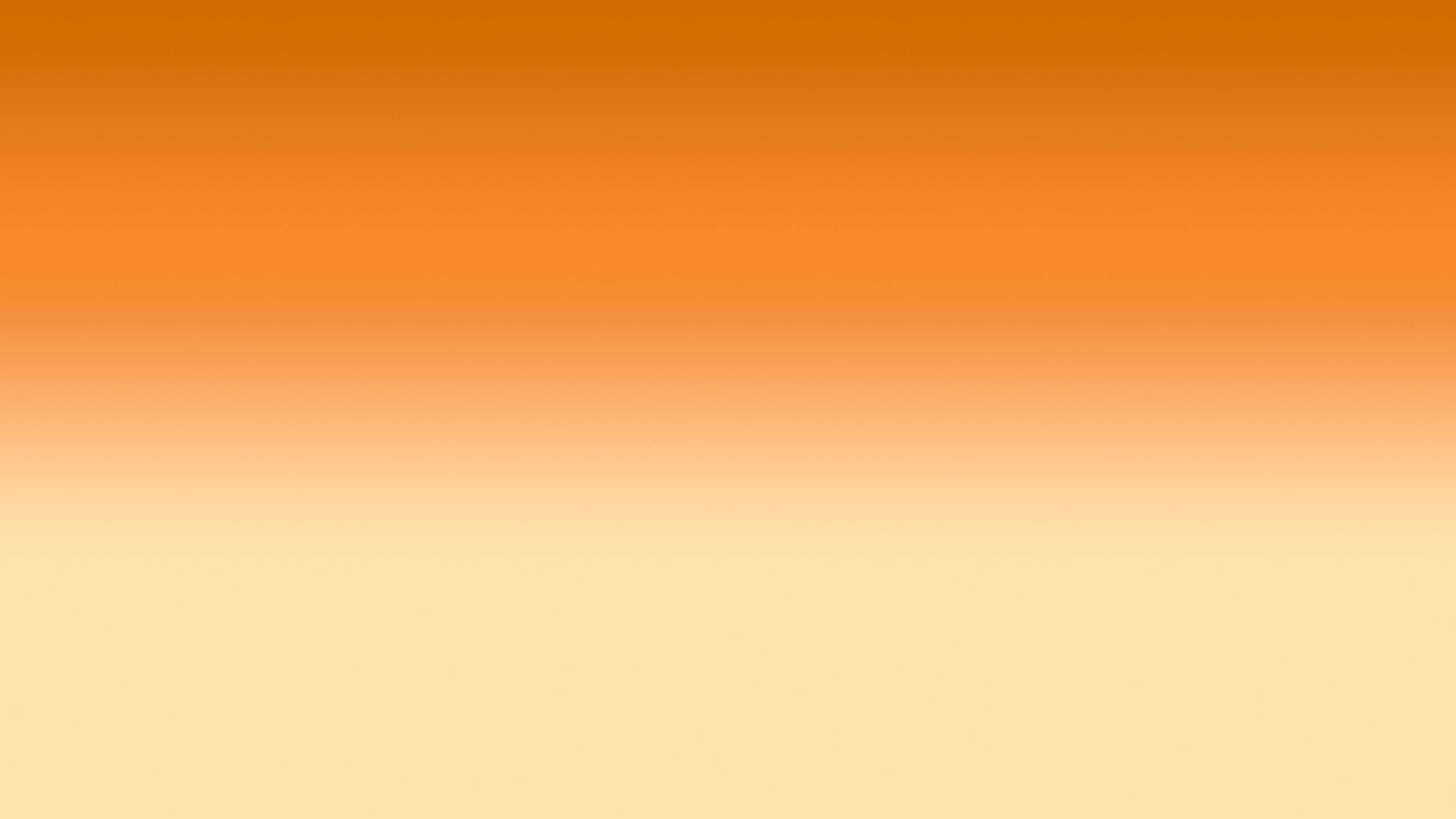 Orange Ombre Gradient desktop wallpaper in 4K
