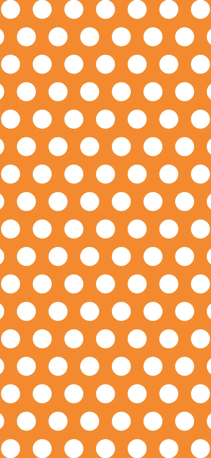 Orange Polka Dot wallpaper for iPhone and Android