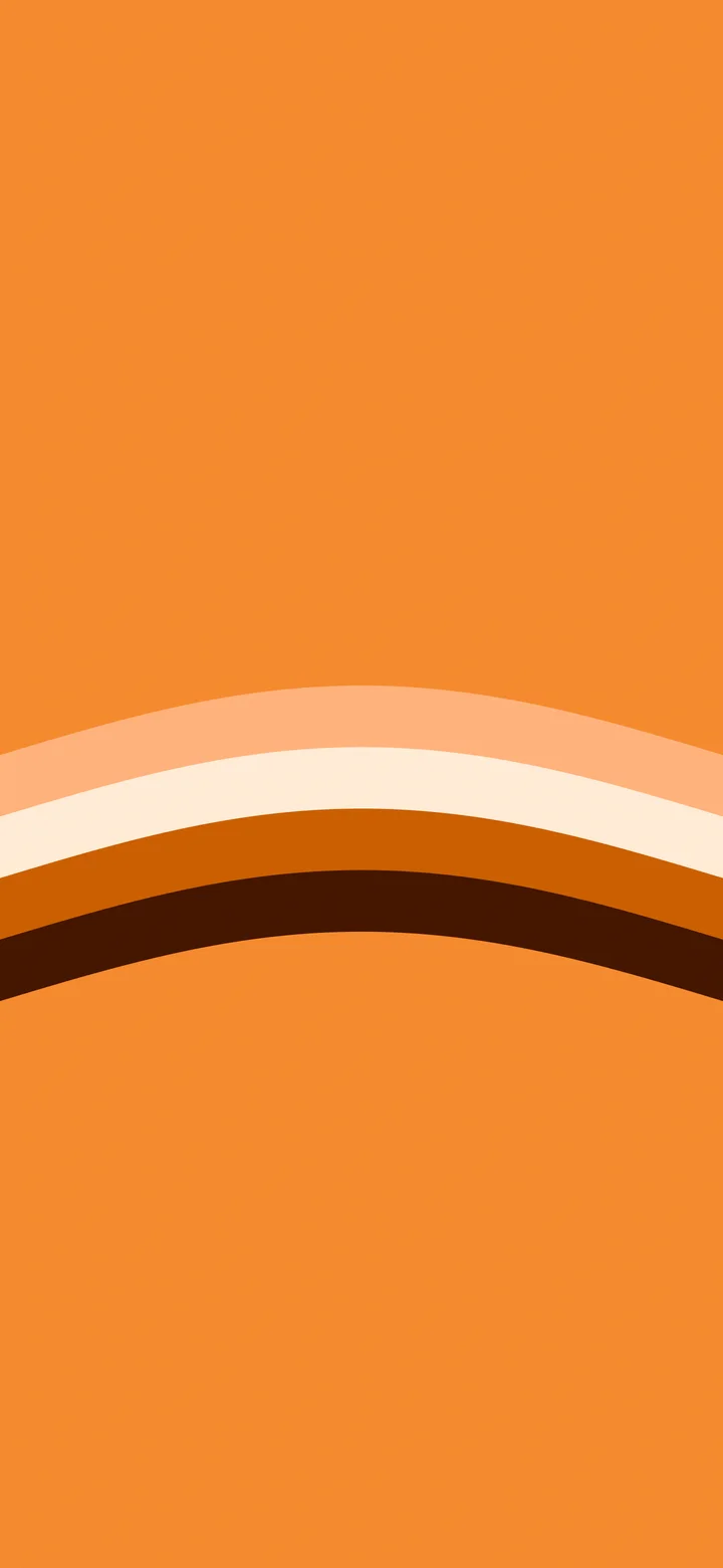 Orange Retro Stripe wallpaper for iPhone and Android