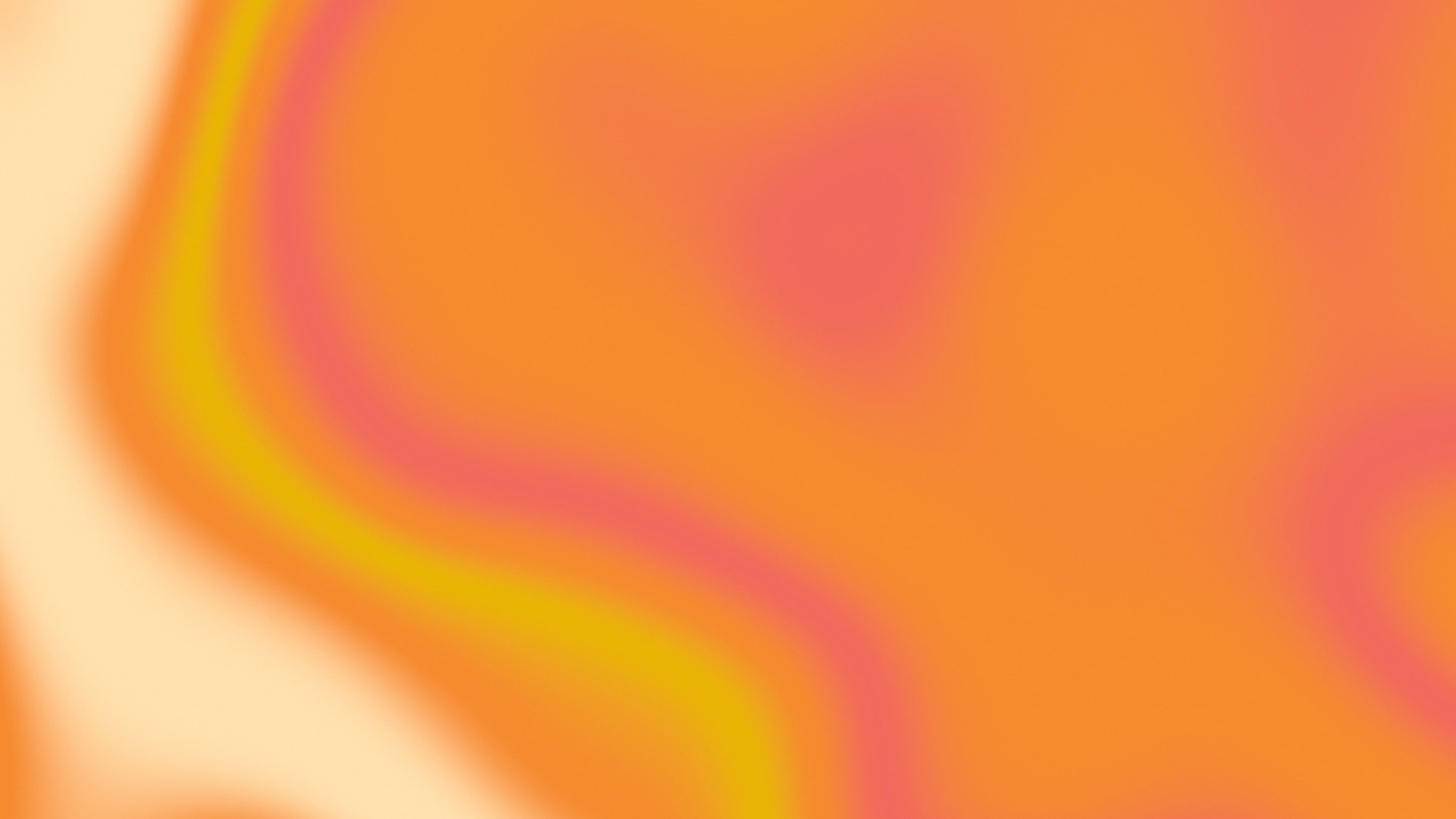 Orange Silky Gradient desktop wallpaper in 4K