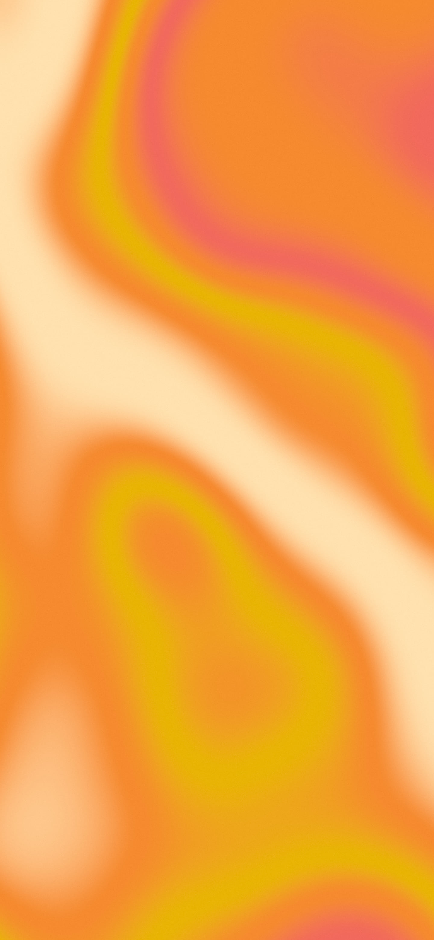 Orange Silky Gradient wallpaper for iPhone and Android