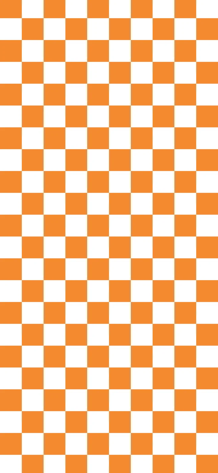 Orange Small Checkered wallpaper for iPhone and Android
