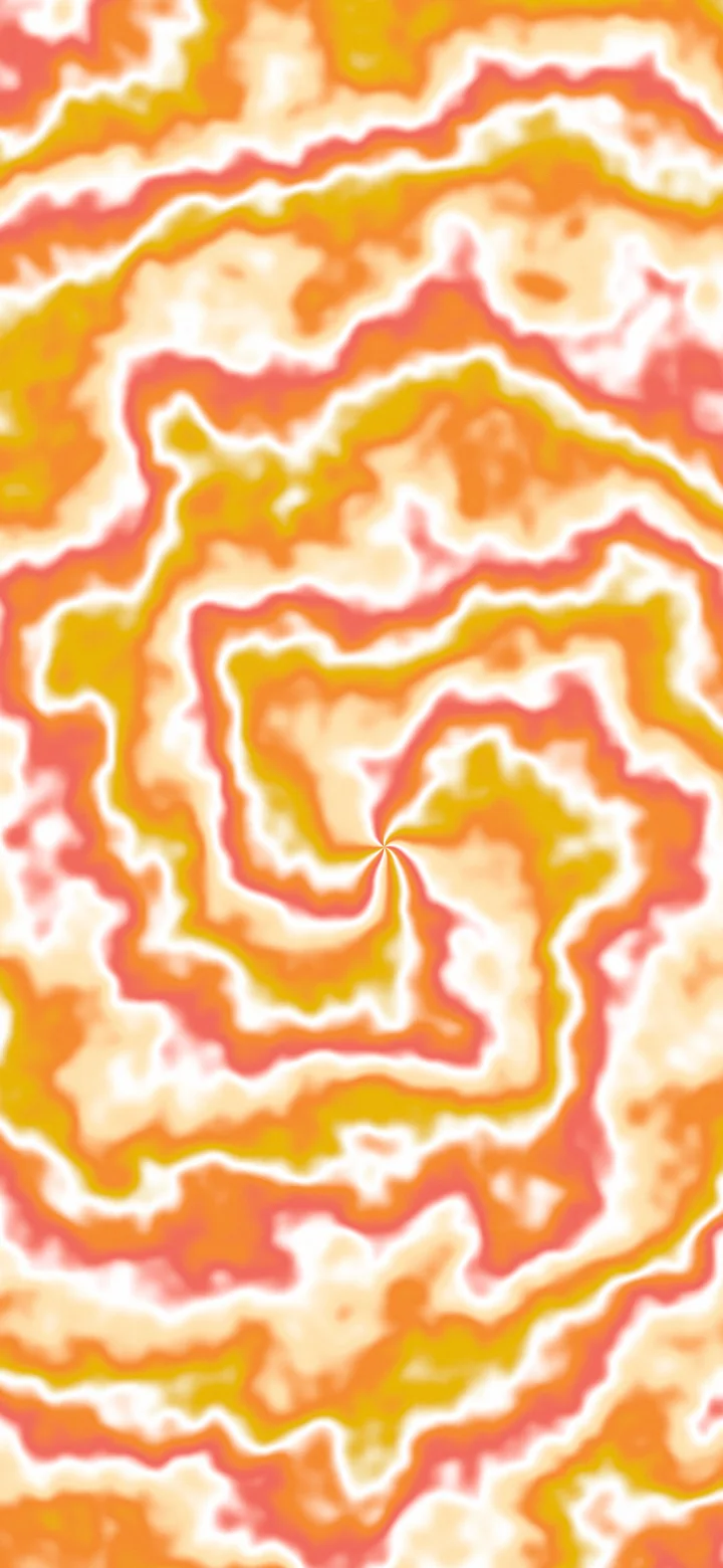 Orange Spiral Tie Dye wallpaper for iPhone and Android