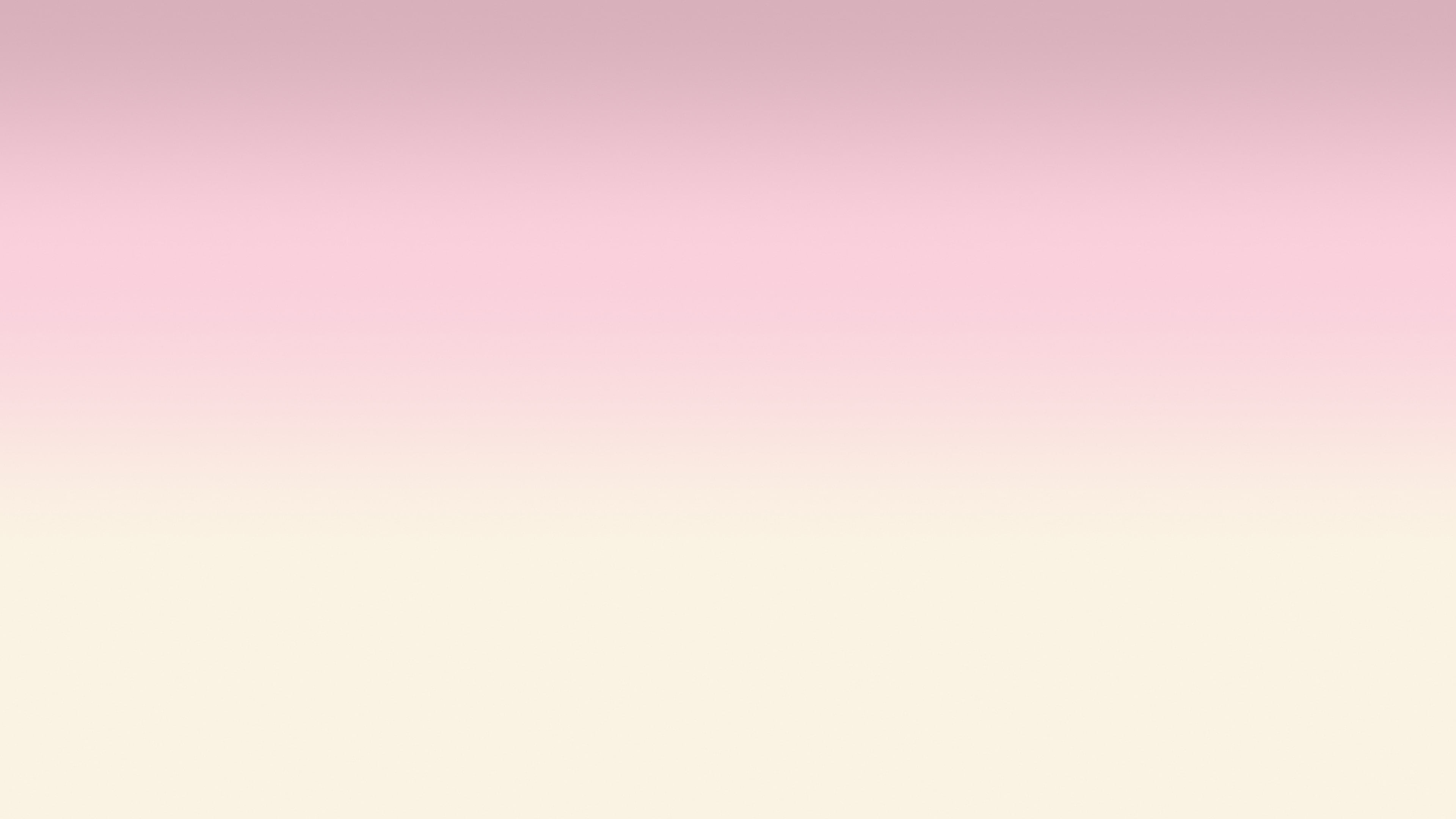 Pastel Pink and Cream Ombre Gradient desktop wallpaper in 4K