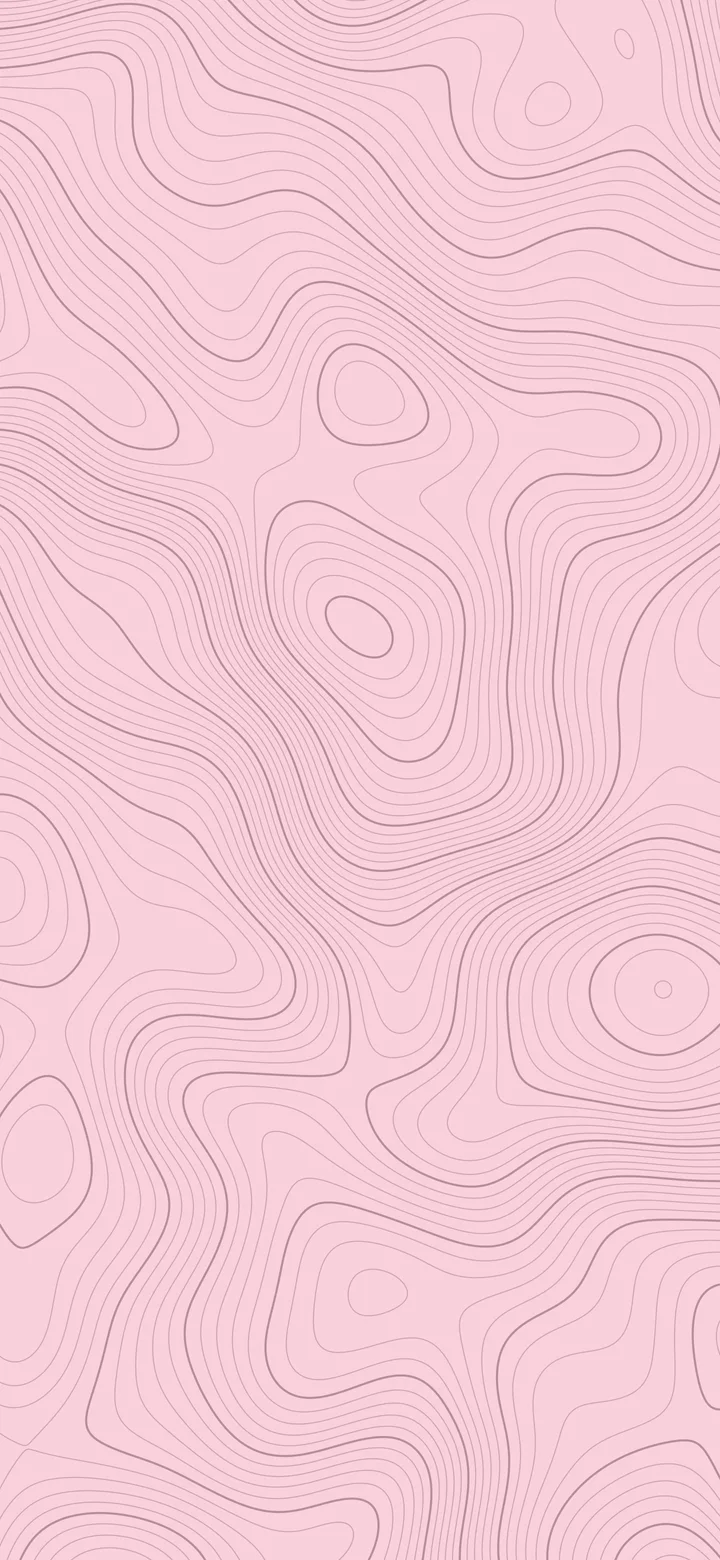 Pastel Pink and Cream Topographic Line wallpaper for iPhone and Android