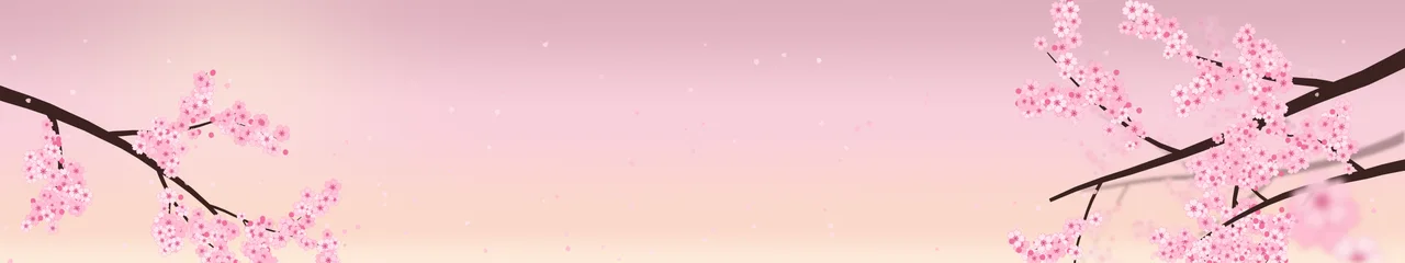 Pastel Pink Cherry Blossom Branch triple monitor wallpaper, 7680 × 1440