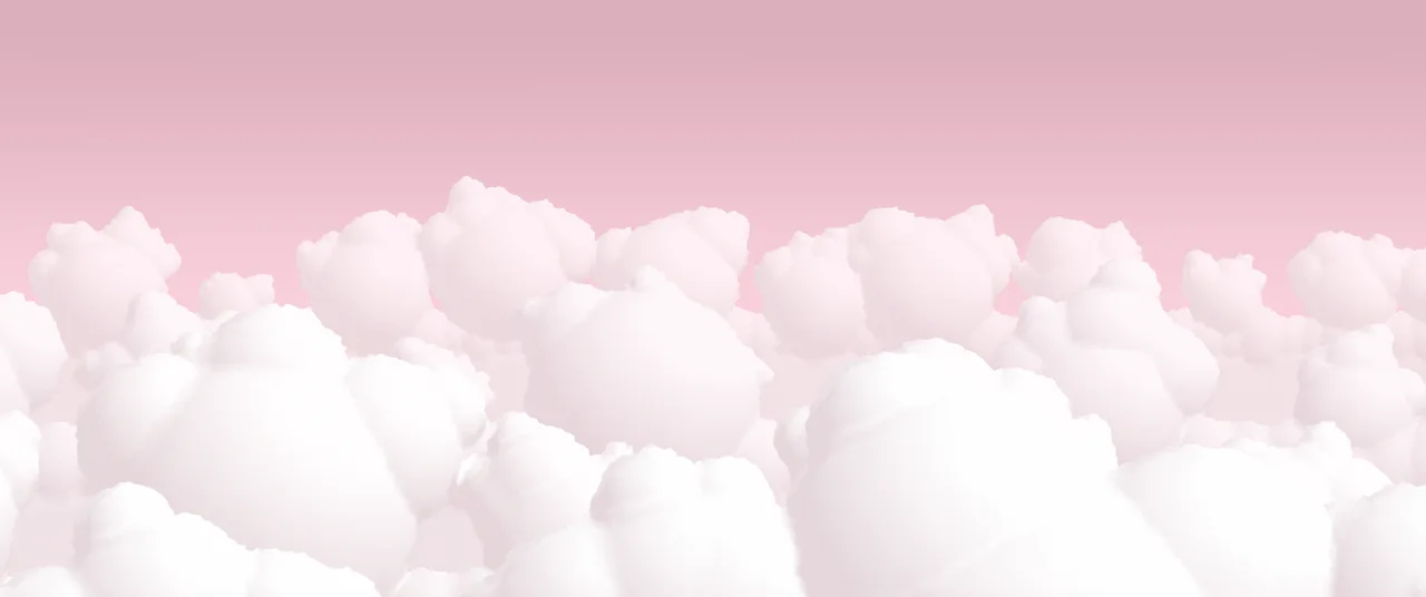 Pastel Pink Fluffy Clouds ultrawide wallpaper, 3440 × 1440
