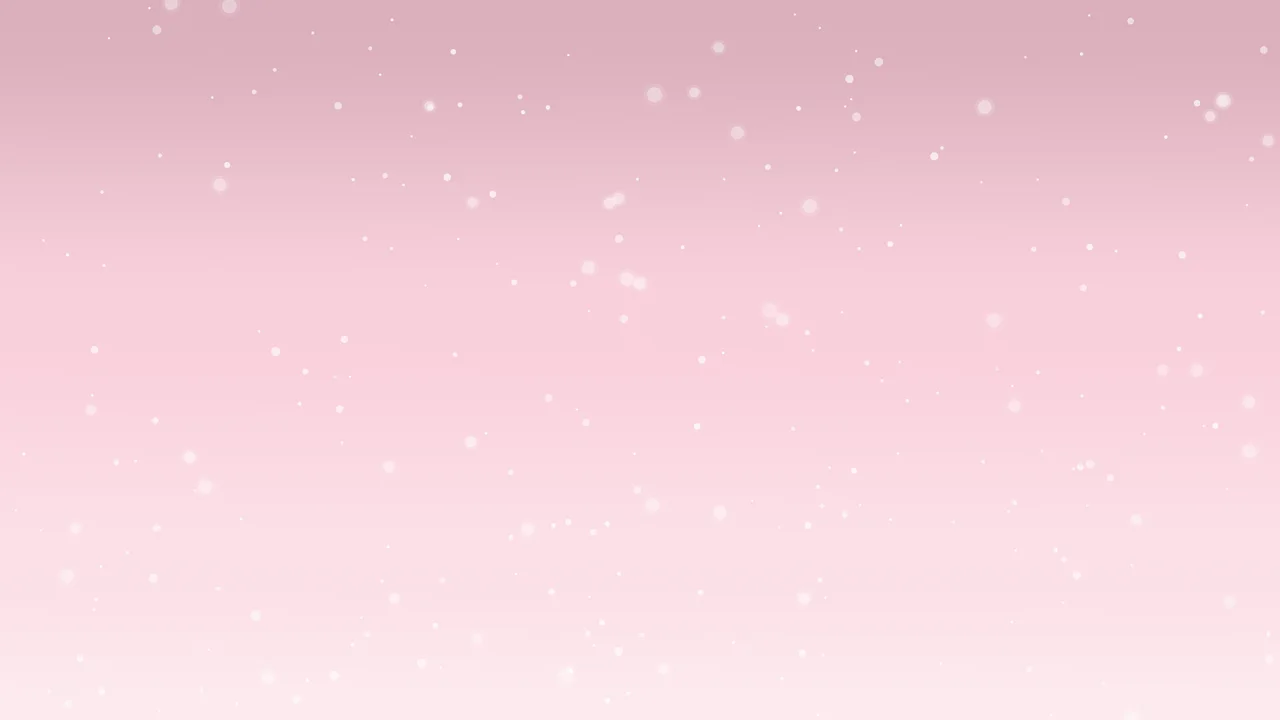 Pastel Pink Snowfall desktop wallpaper in 4K