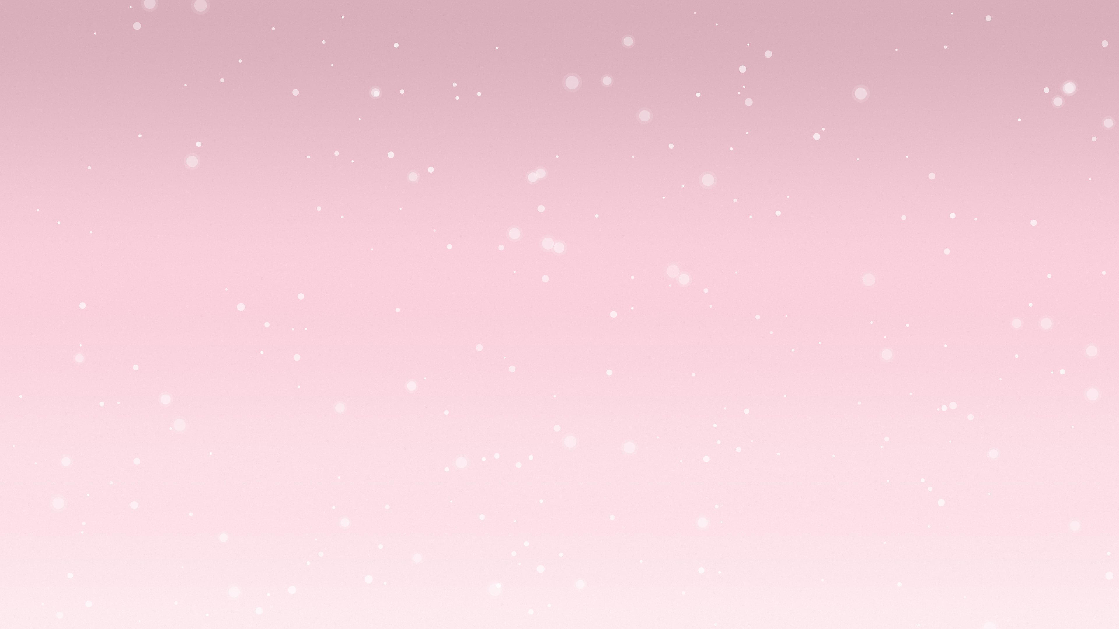 Pastel Pink Snowfall desktop wallpaper in 4K