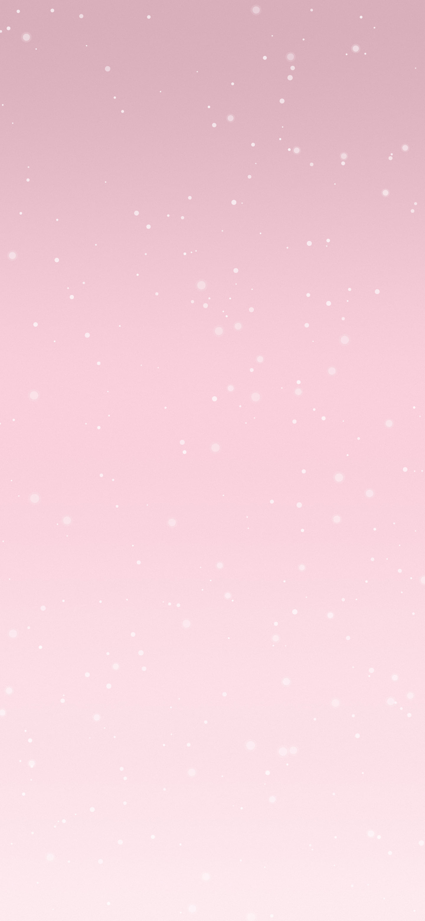 Pastel Pink Snowfall wallpaper for iPhone and Android