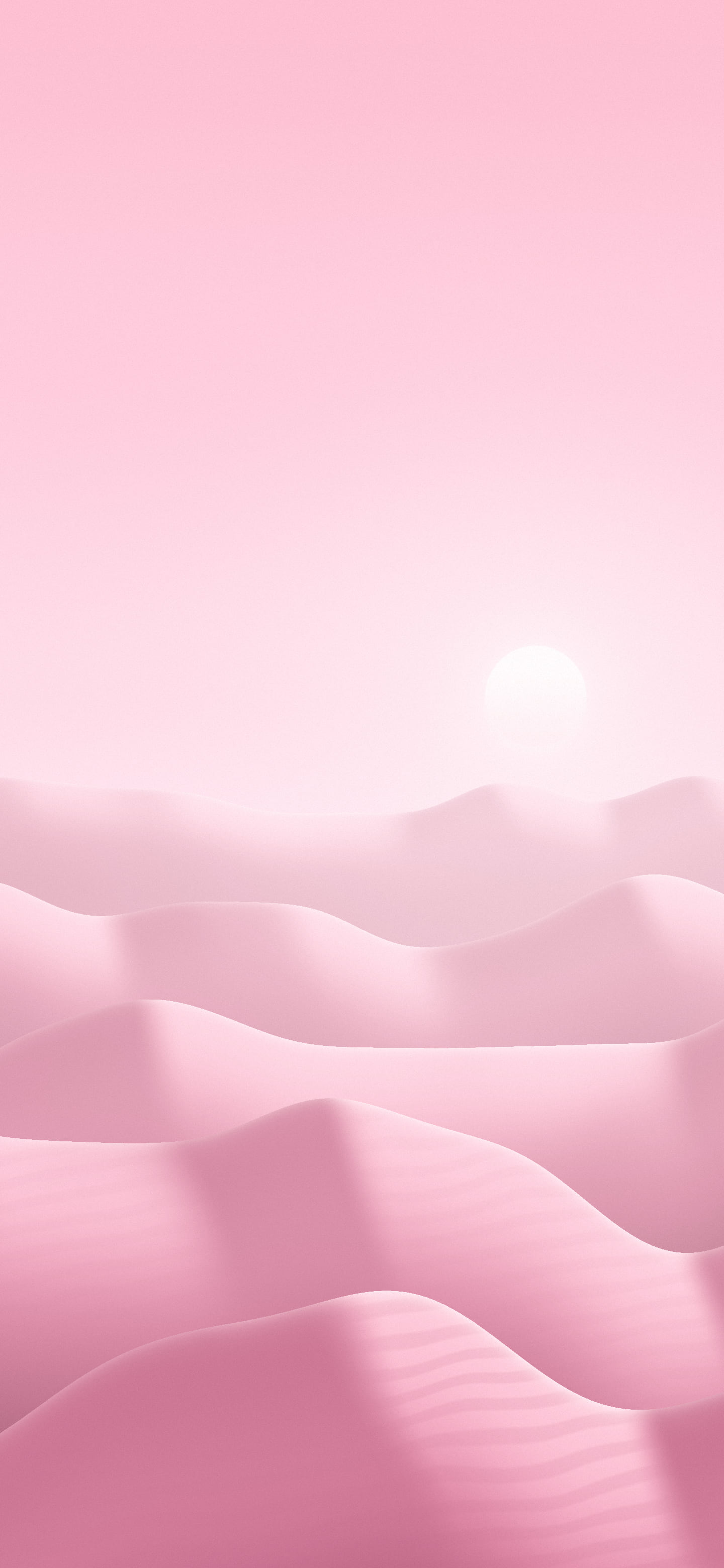 Pastel Pink Sunlit Sand Dunes wallpaper for iPhone and Android