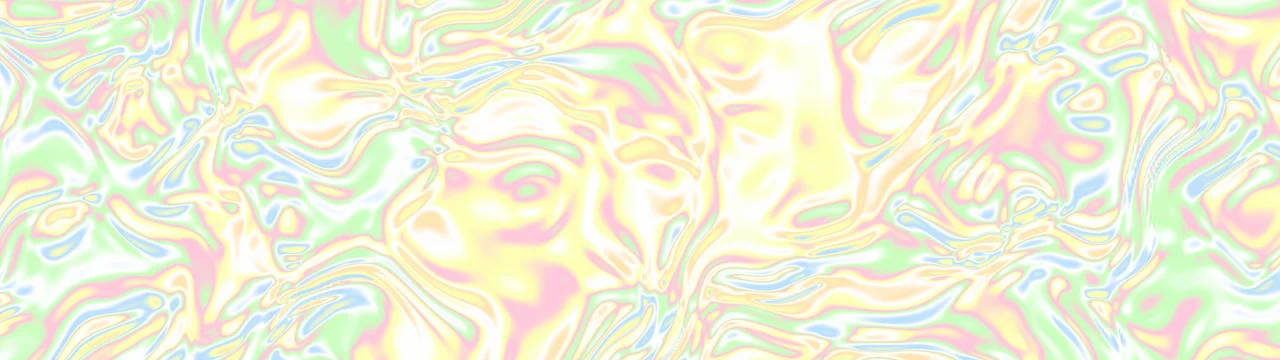Pastel Rainbow Holographic Foil dual monitor wallpaper, 7680 × 2160