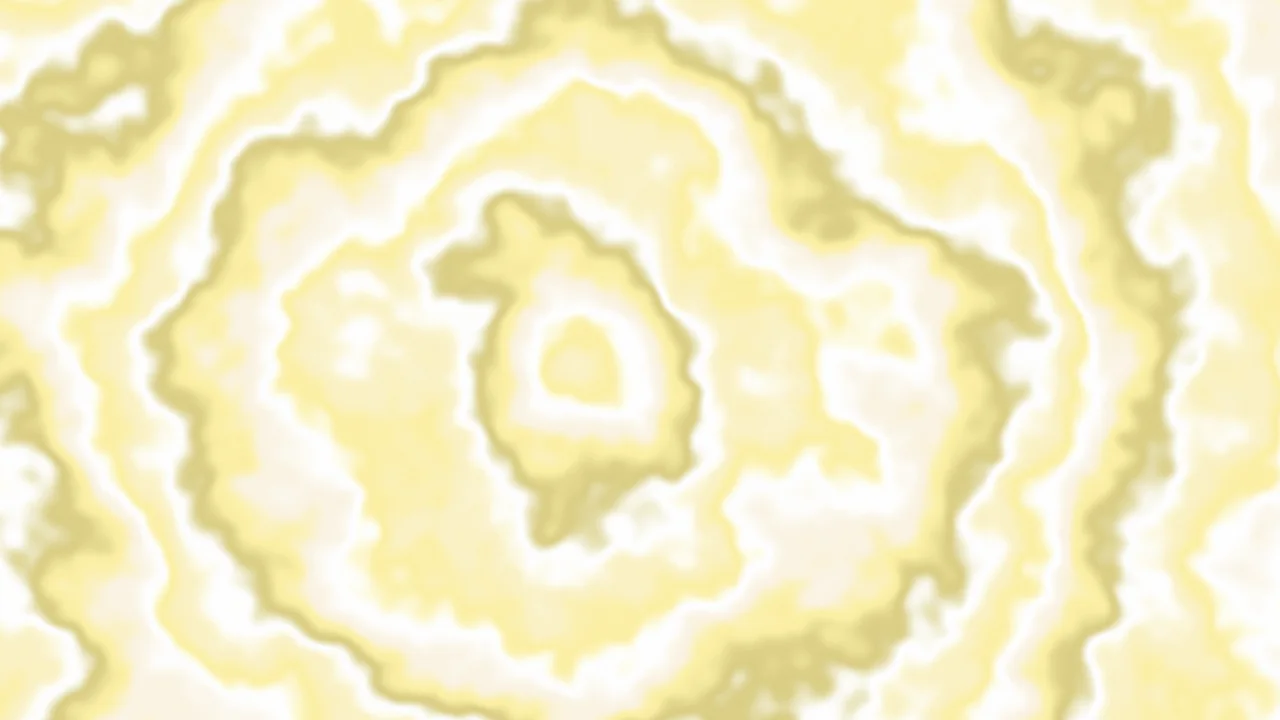 Pastel Yellow and Cream Bullseye Tie Dye desktop wallpaper in 4K