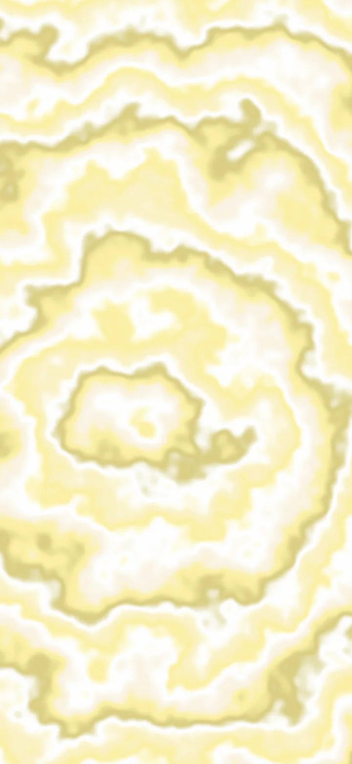 Pastel Yellow and Cream Bullseye Tie Dye wallpaper for iPhone and Android