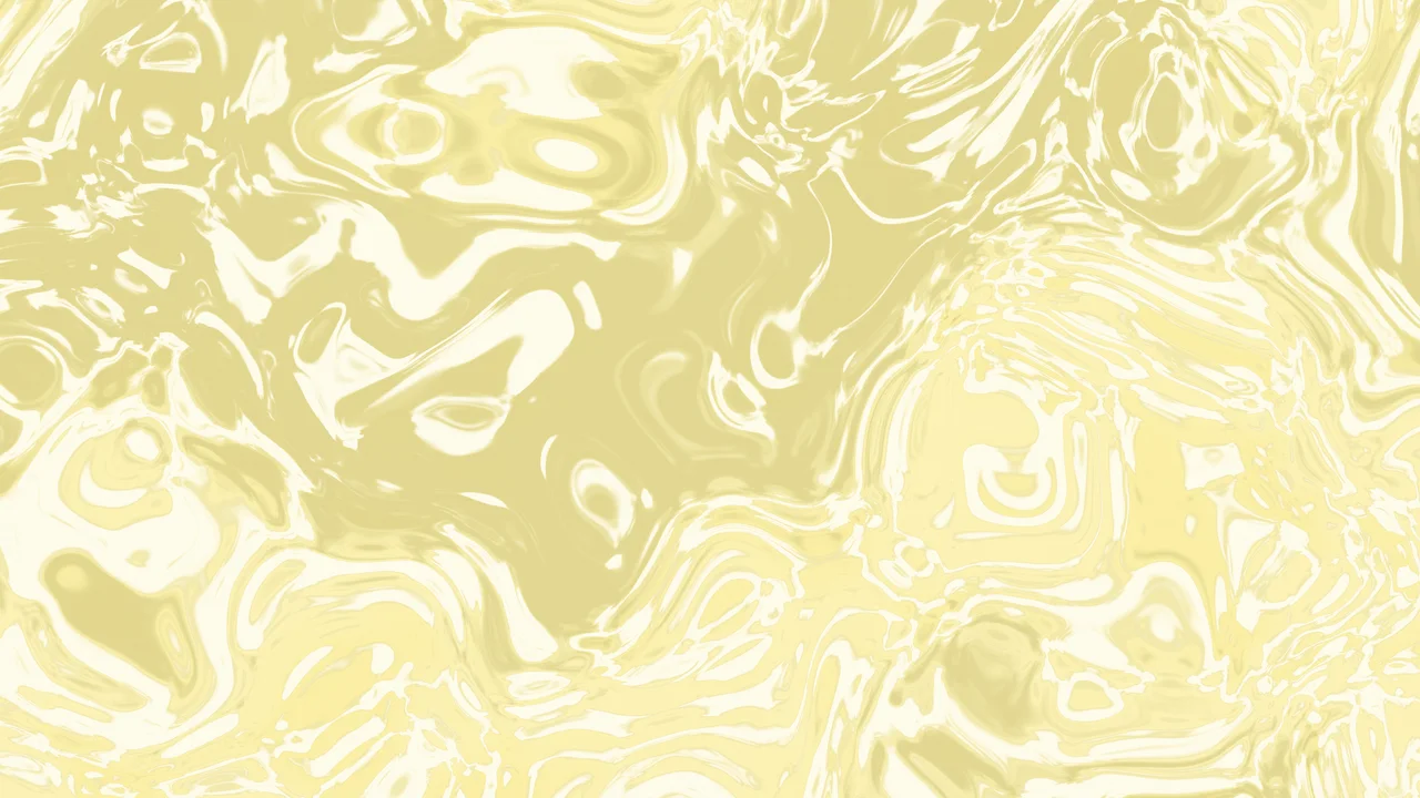 Pastel Yellow and Cream Liquid Marble desktop wallpaper in 4K