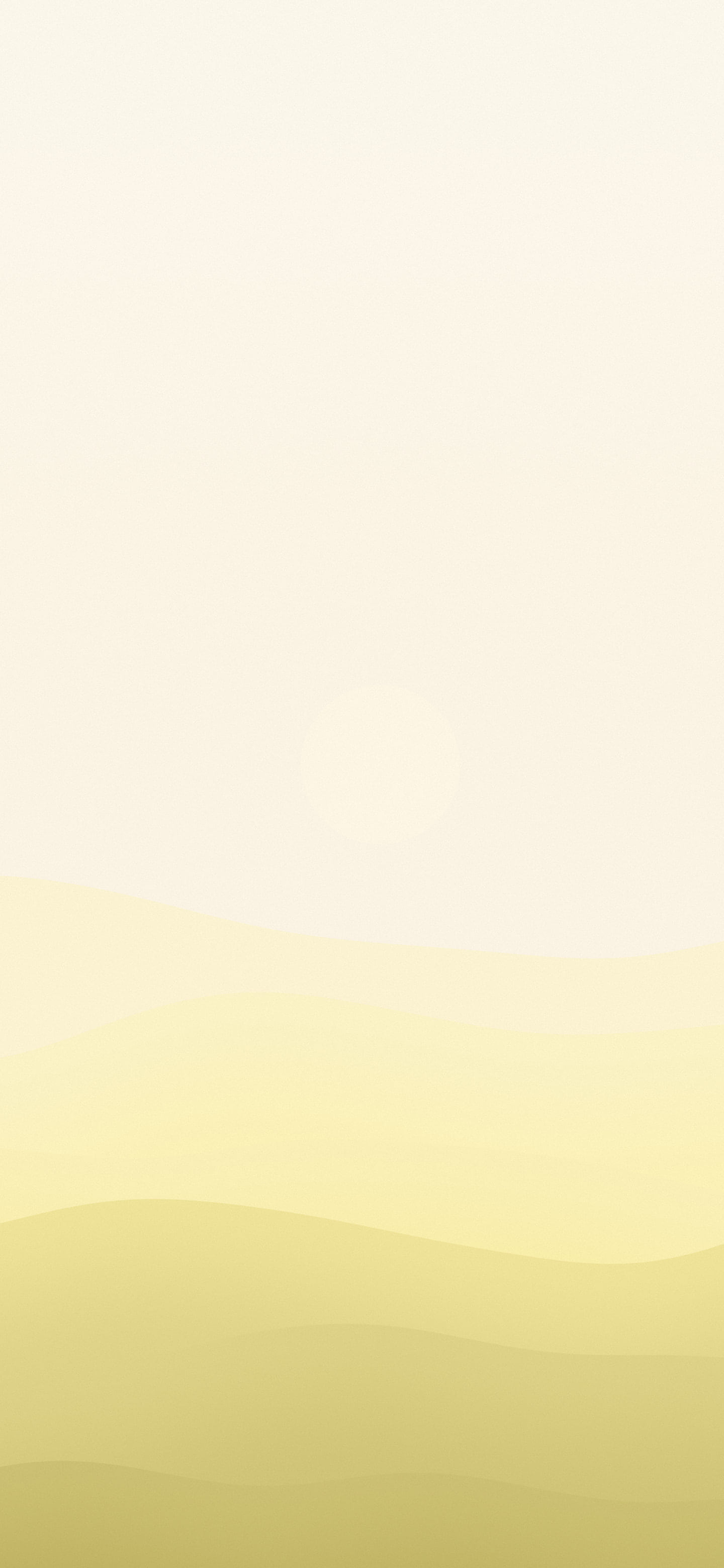 Pastel Yellow and Cream Minimalist Desert Dunes wallpaper for iPhone and Android