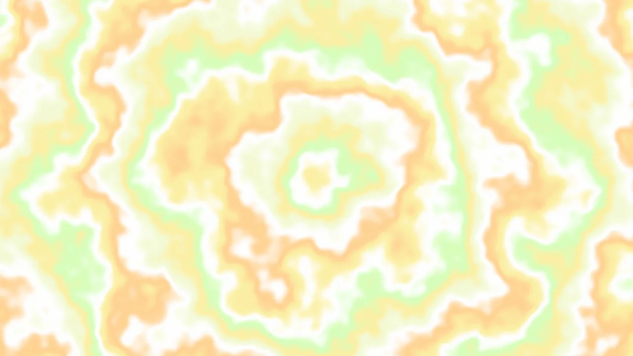 Pastel Yellow Bullseye Tie Dye desktop wallpaper in 4K