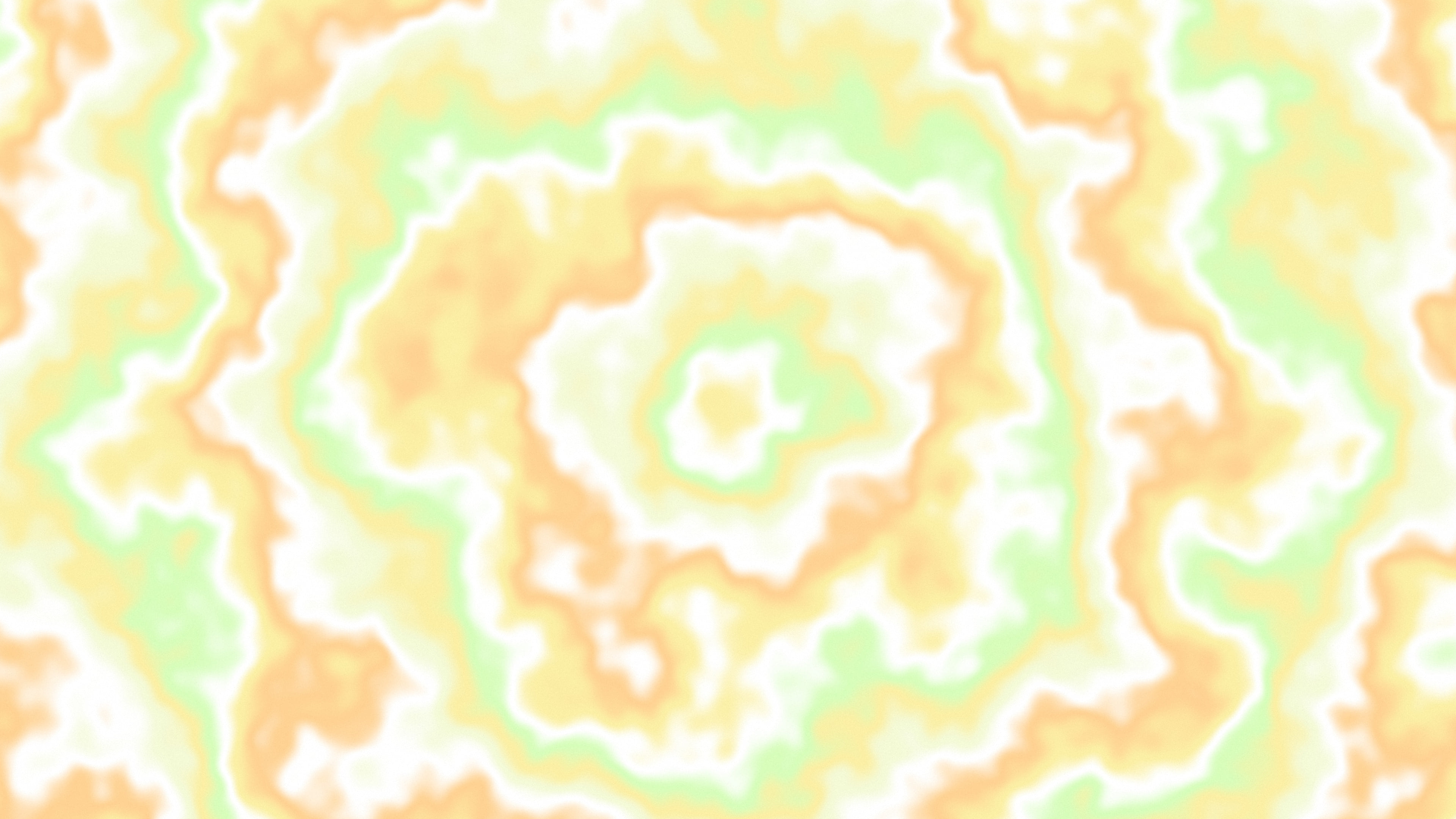 Pastel Yellow Bullseye Tie Dye desktop wallpaper in 4K