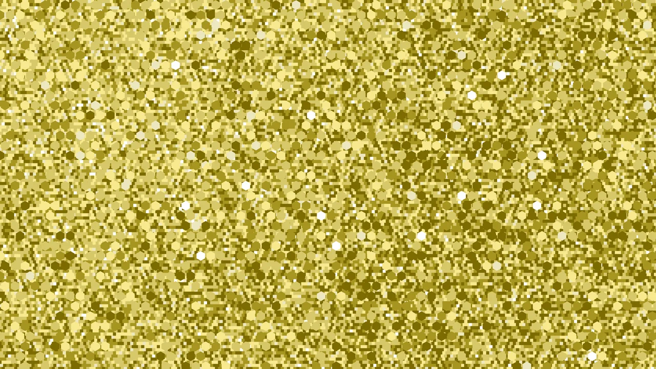 Pastel Yellow Chunky Glitter desktop wallpaper in 4K
