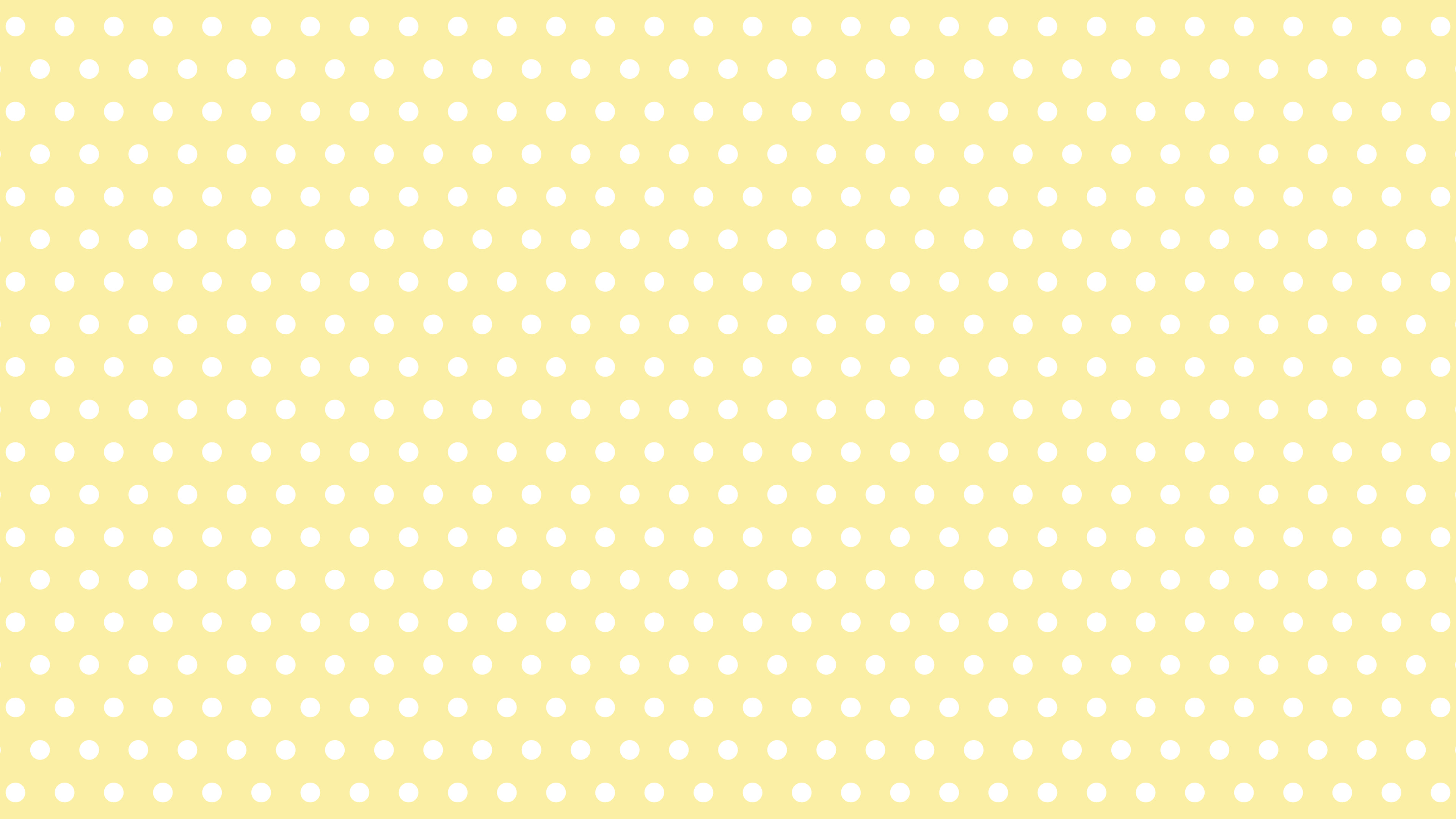 Pastel Yellow Mini Polka Dot desktop wallpaper in 4K