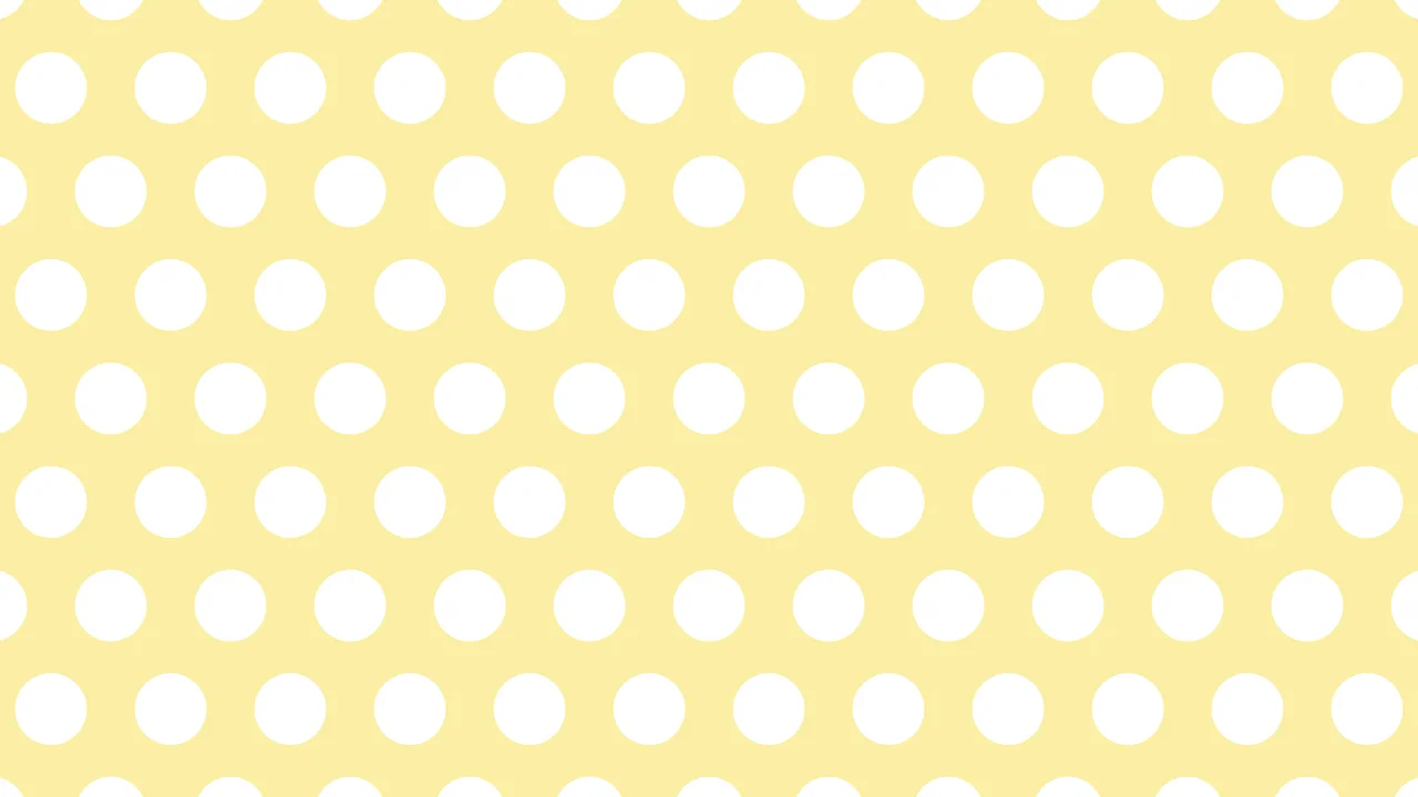 Pastel Yellow Polka Dot desktop wallpaper in 4K