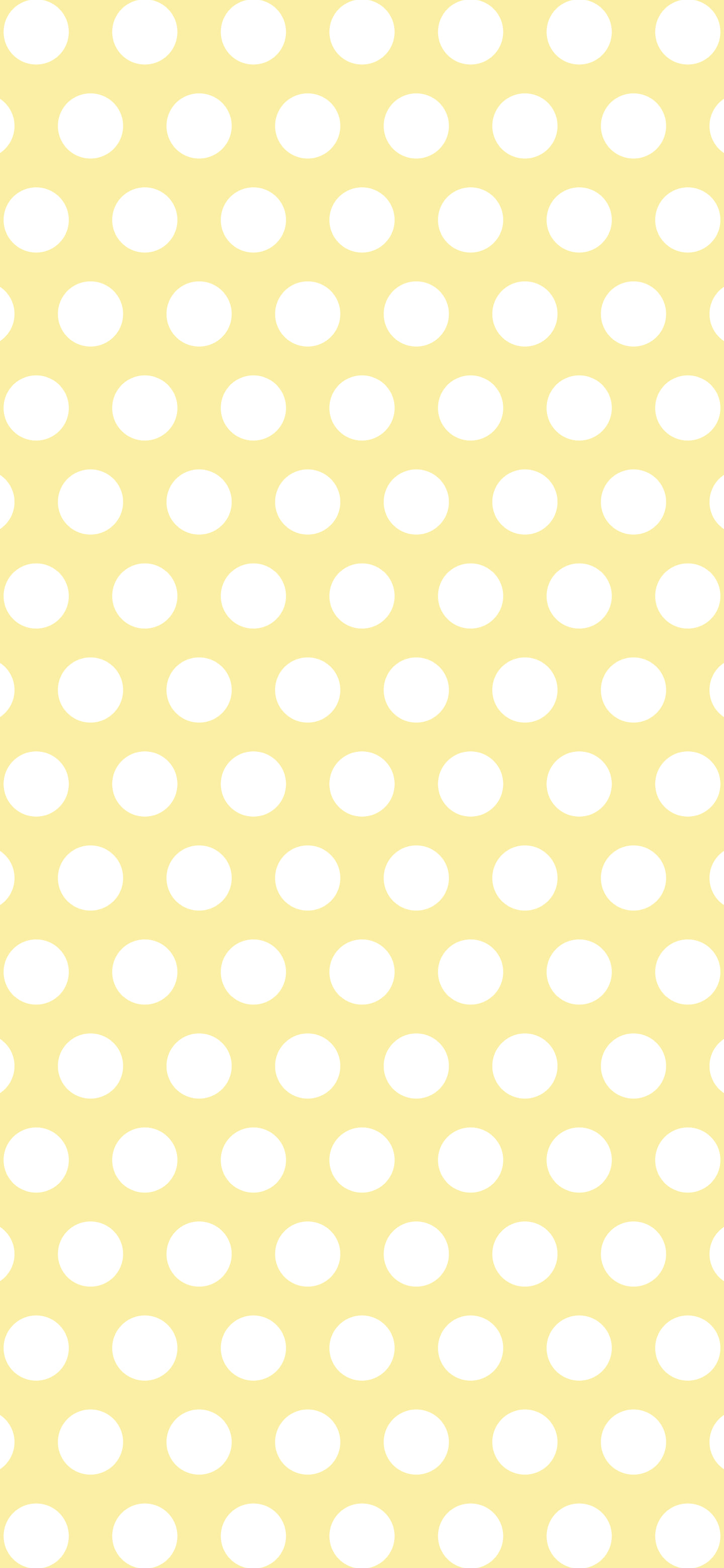 Pastel Yellow Polka Dot wallpaper for iPhone and Android