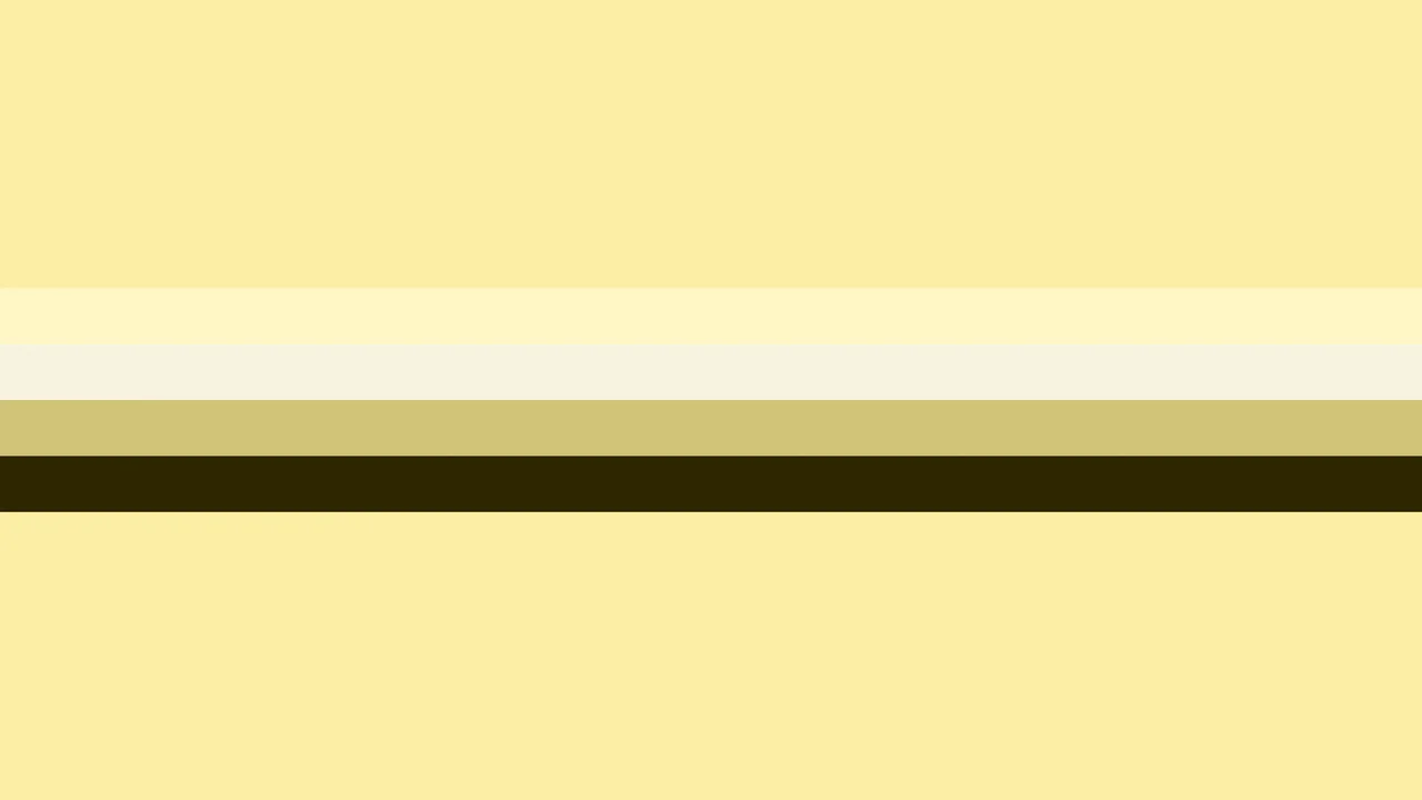 Pastel Yellow Retro Stripe desktop wallpaper in 4K