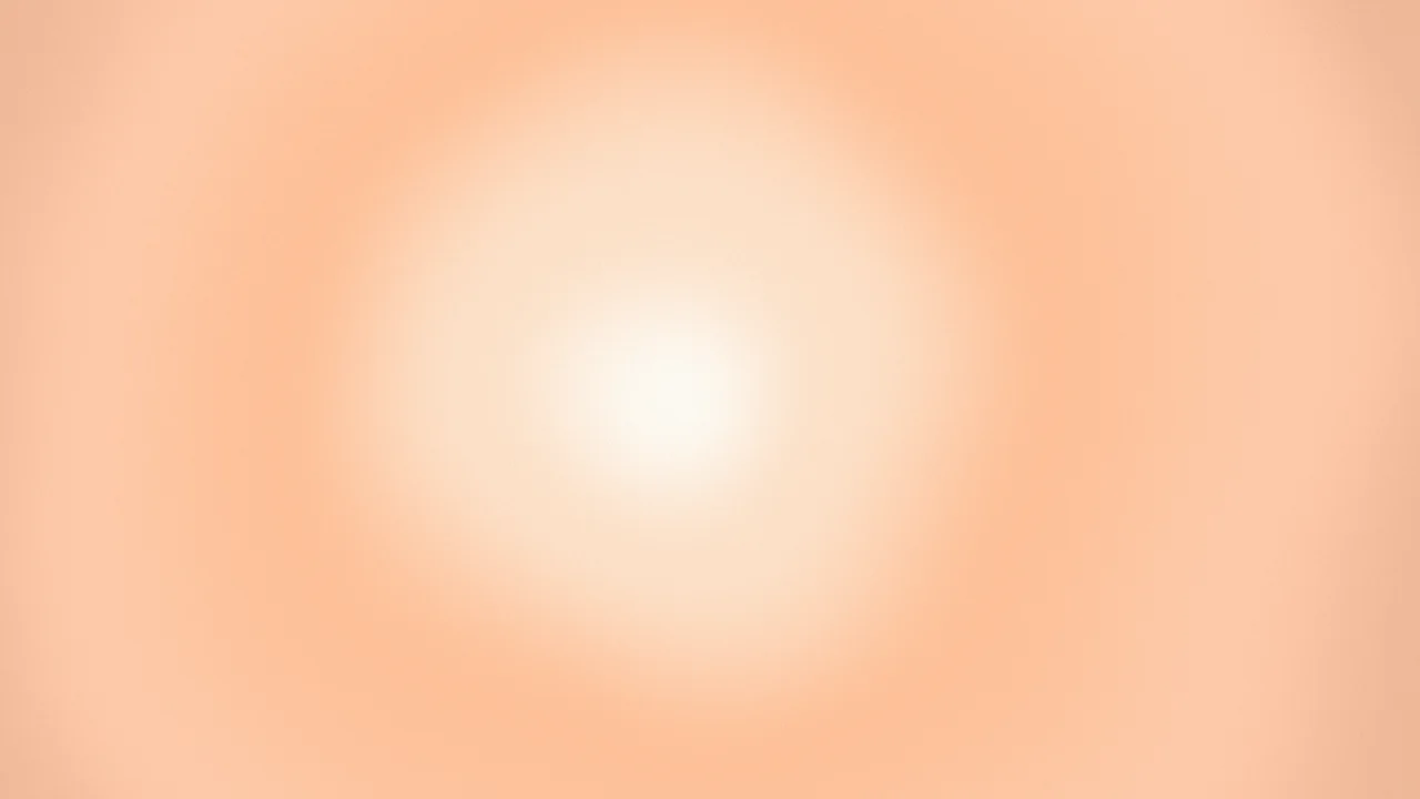 Peach and Cream Aura Gradient desktop wallpaper in 4K