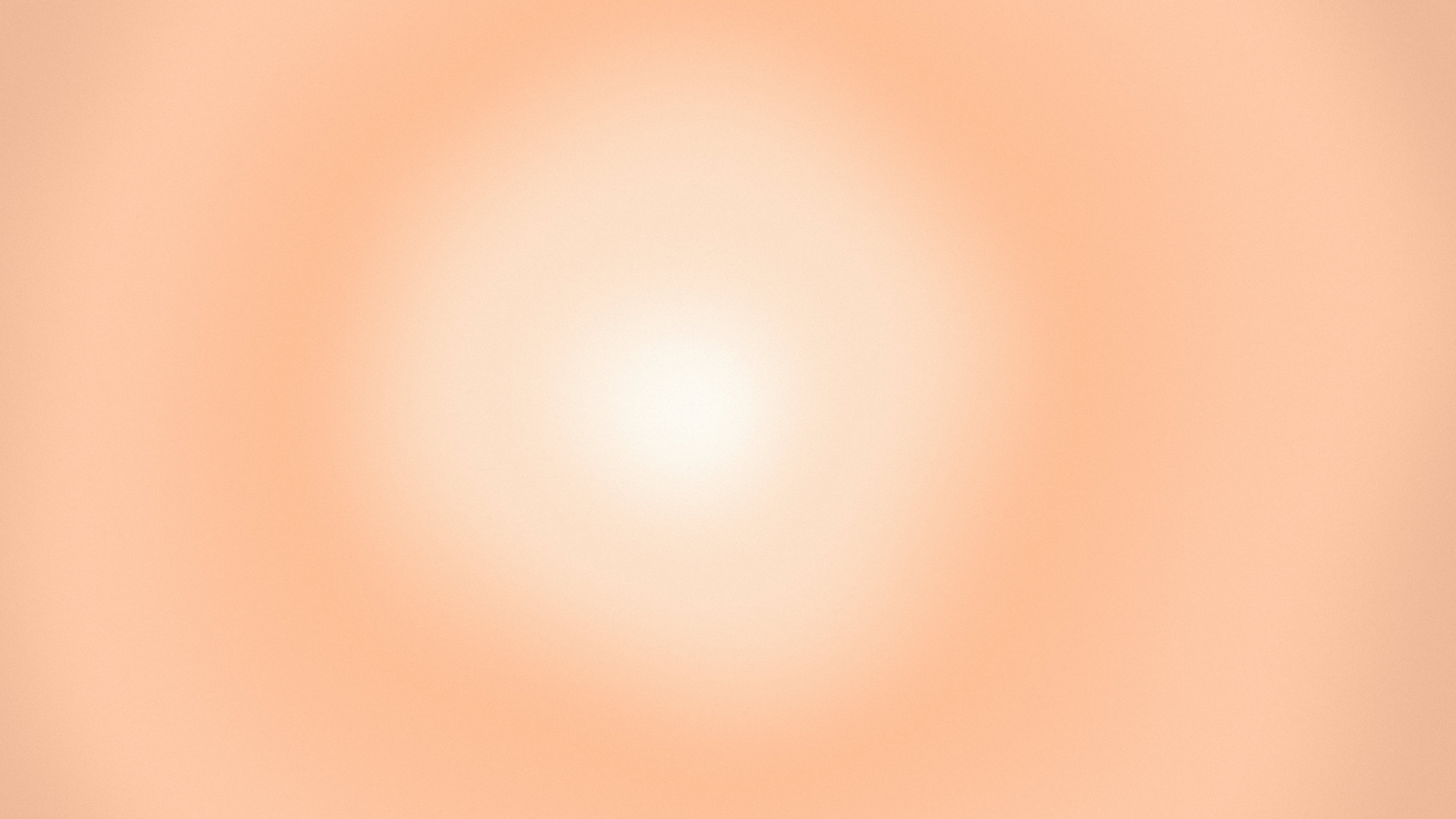Peach and Cream Aura Gradient desktop wallpaper in 4K