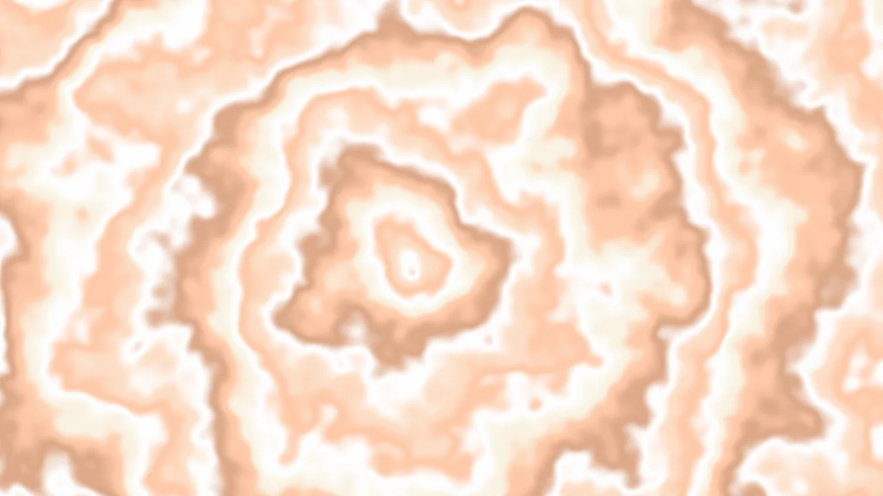Peach and Cream Bullseye Tie Dye desktop wallpaper in 4K