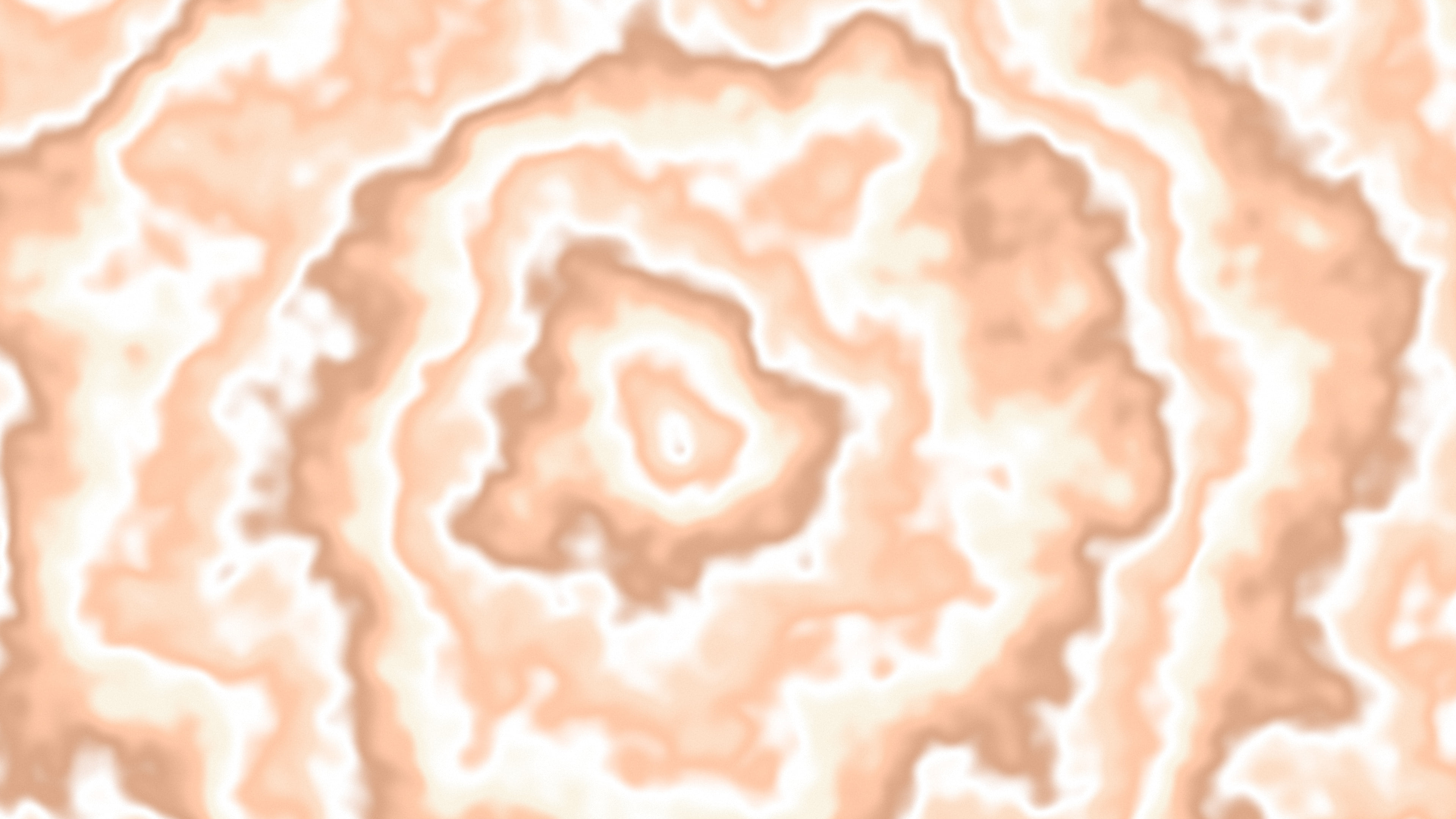 Peach and Cream Bullseye Tie Dye desktop wallpaper in 4K