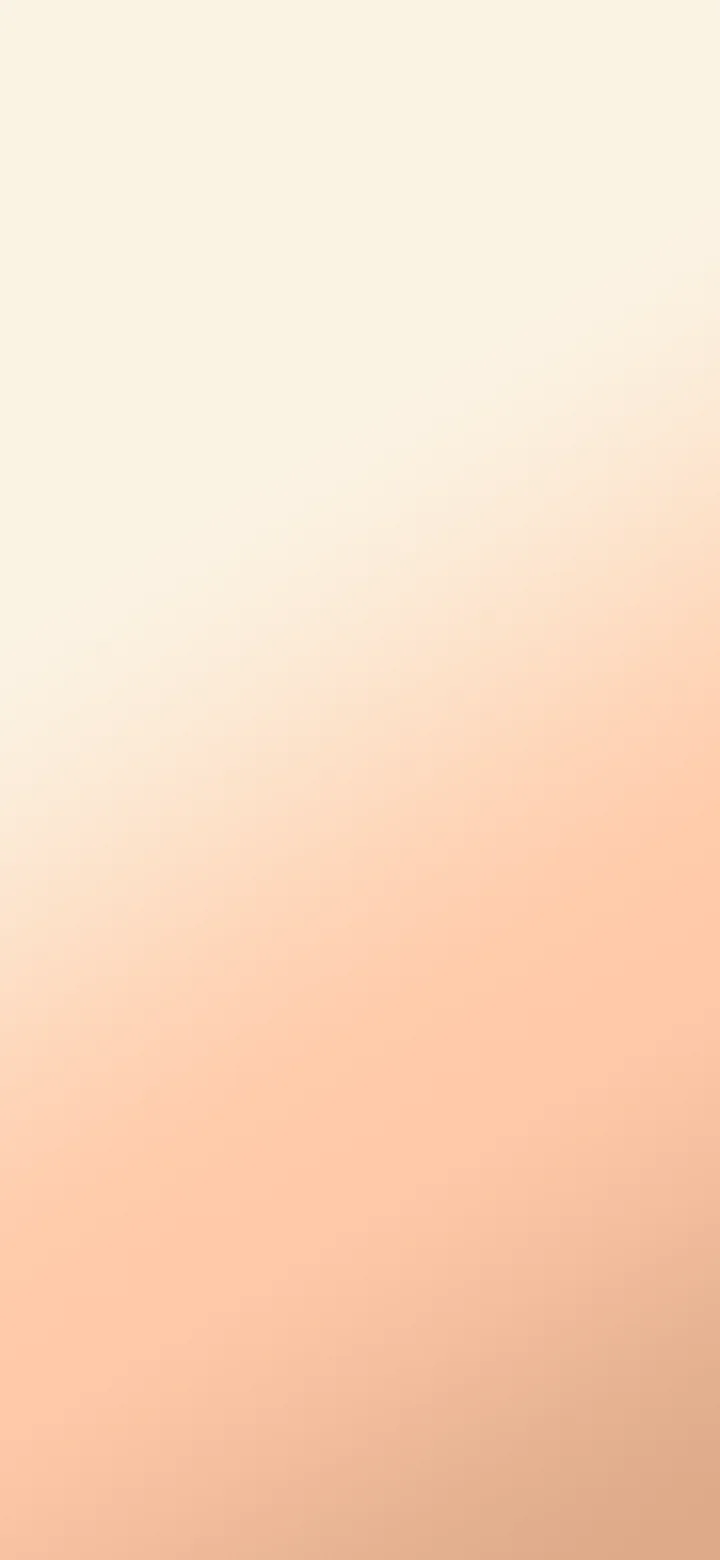 Peach and Cream Diagonal Ombre Gradient wallpaper for iPhone and Android