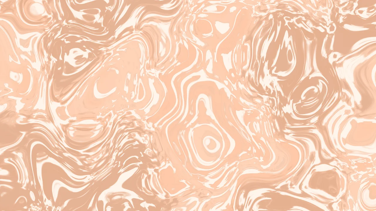 Peach and Cream Liquid Marble desktop wallpaper in 4K