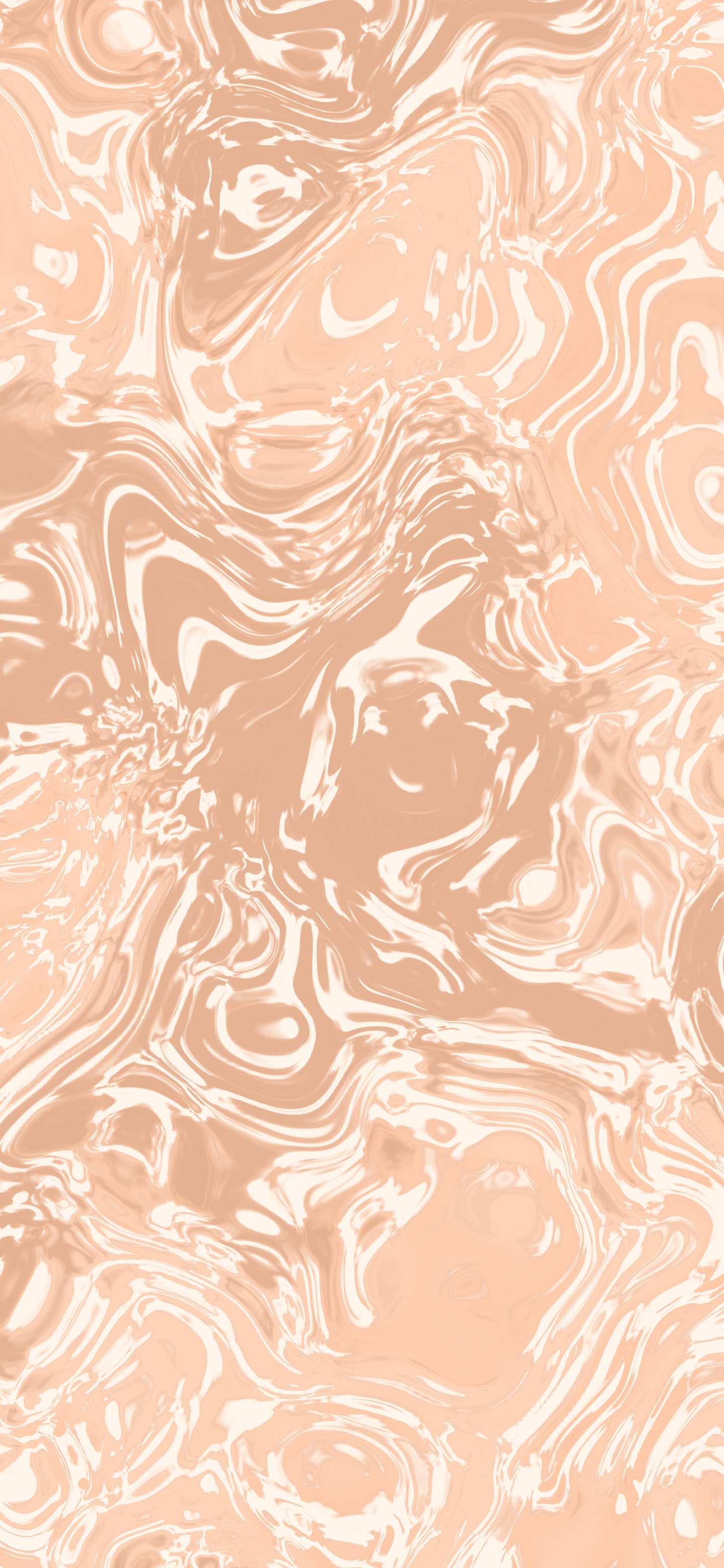 Peach and Cream Liquid Marble wallpaper for iPhone and Android
