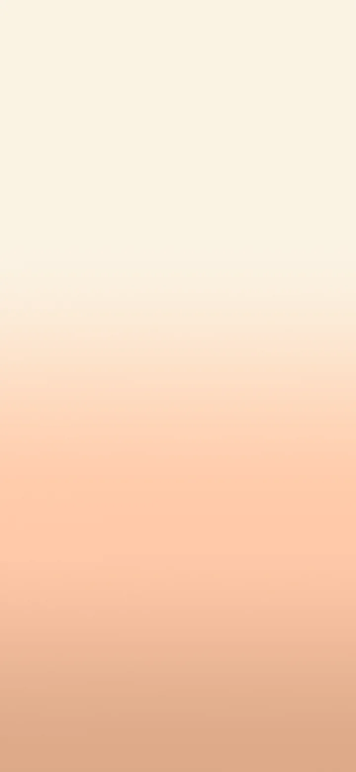 Peach and Cream Ombre Gradient wallpaper for iPhone and Android