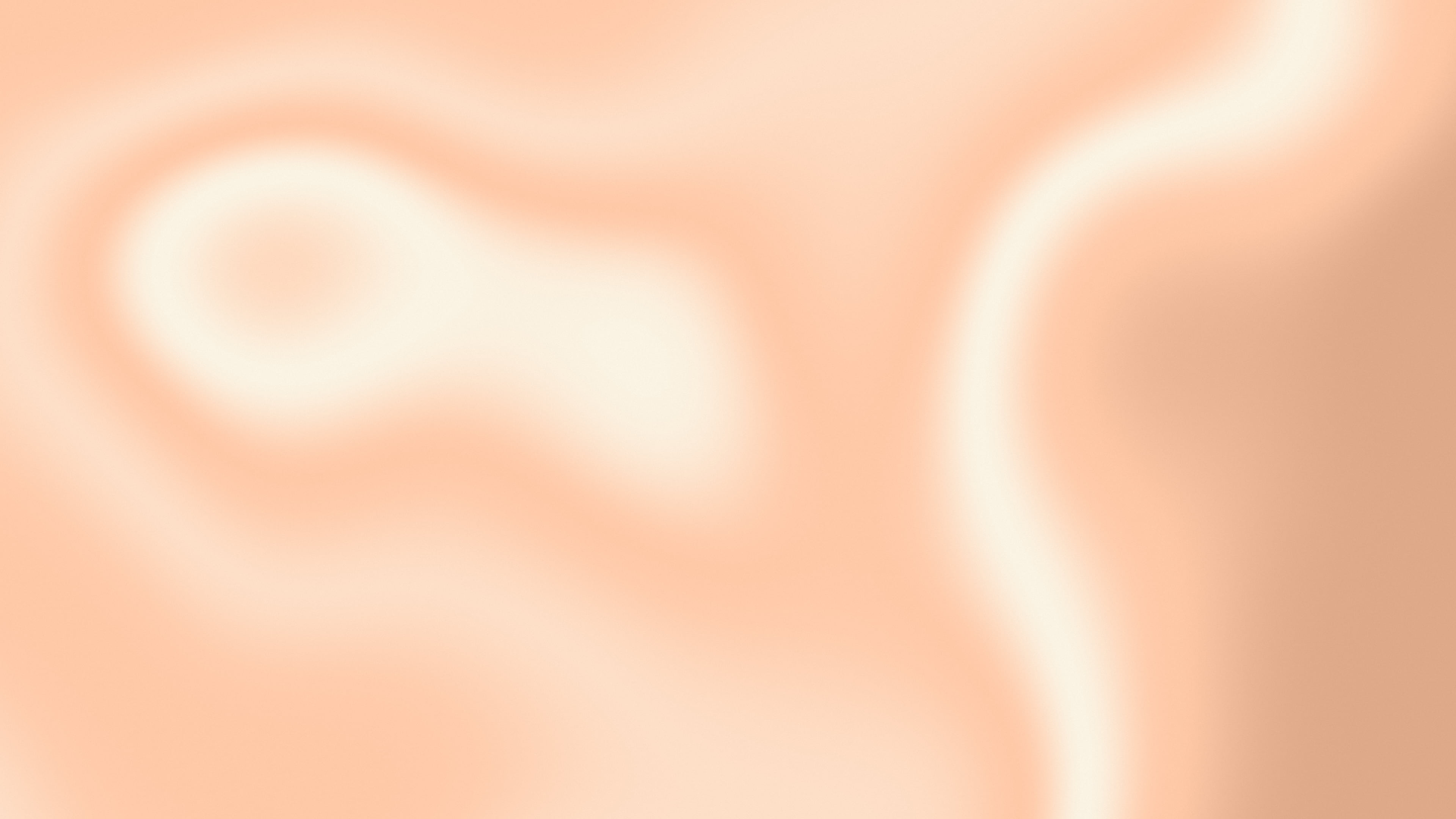 Peach and Cream Silky Gradient desktop wallpaper in 4K