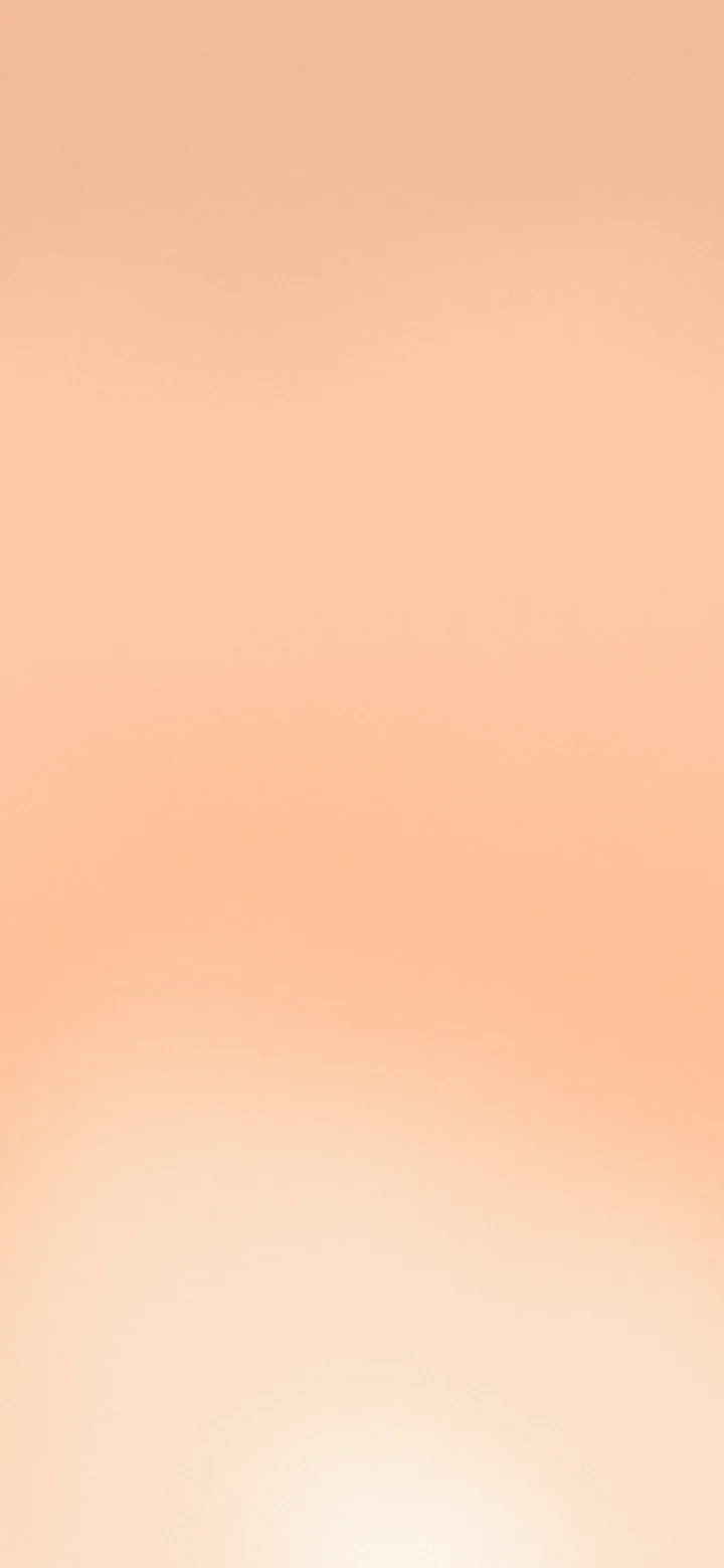 Peach and Cream Sunrise Aura Gradient wallpaper for iPhone and Android