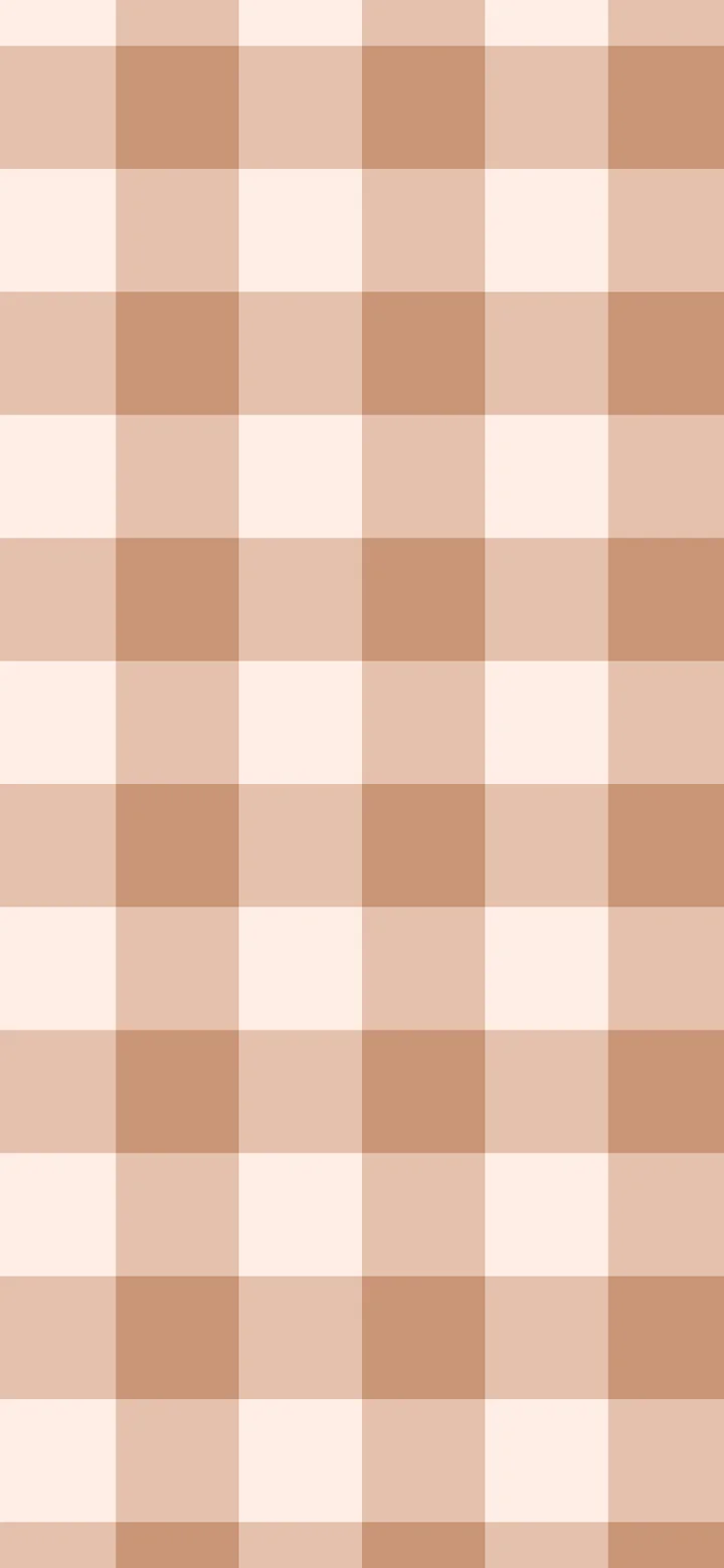 Peach Buffalo Check Plaid wallpaper for iPhone and Android