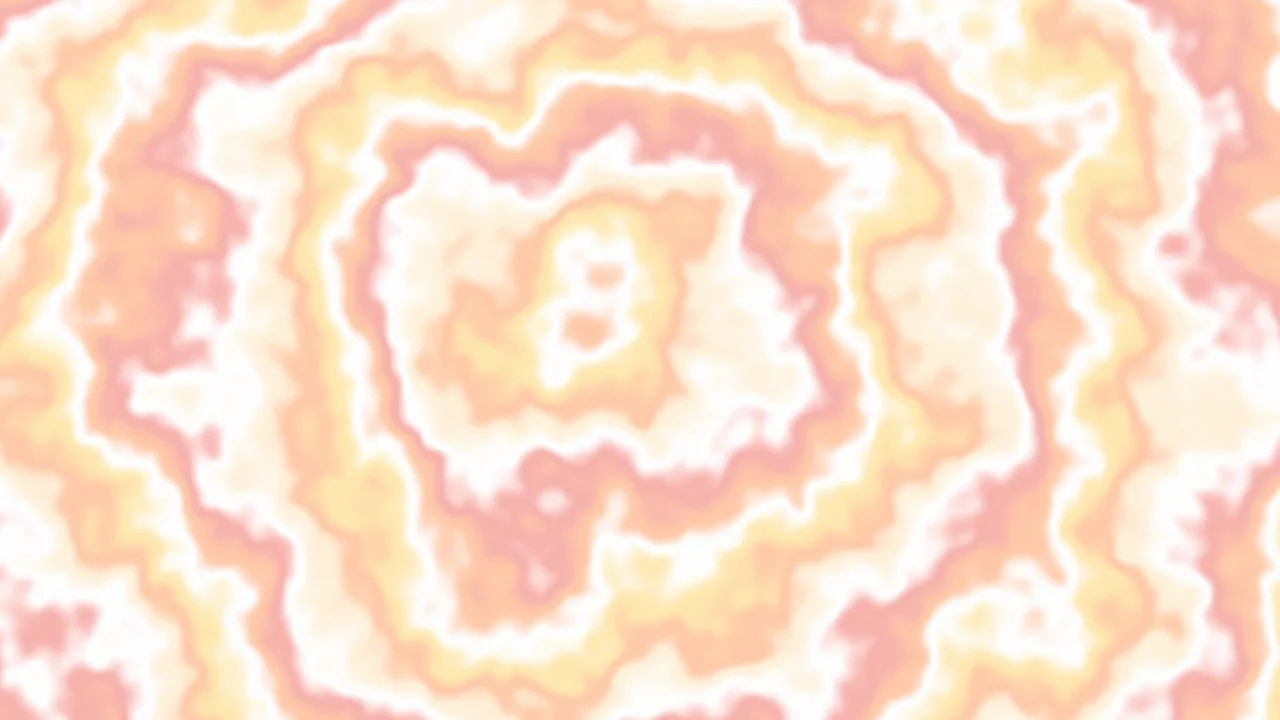 Peach Bullseye Tie Dye desktop wallpaper in 4K