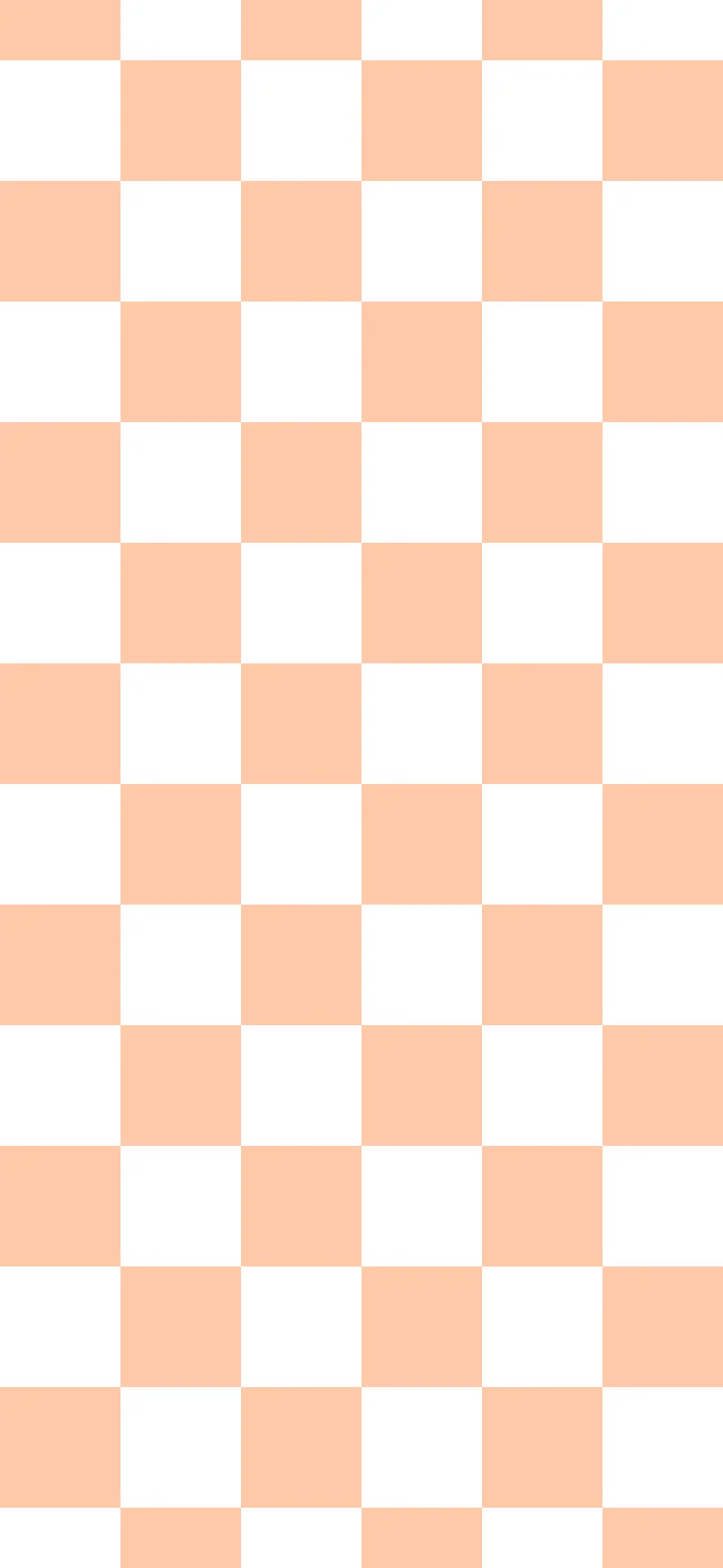 Peach Checkered wallpaper for iPhone and Android