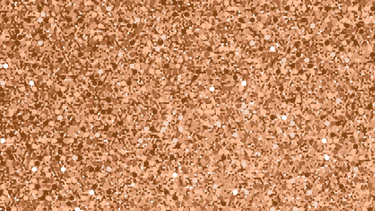 Peach Chunky Glitter desktop wallpaper in 4K