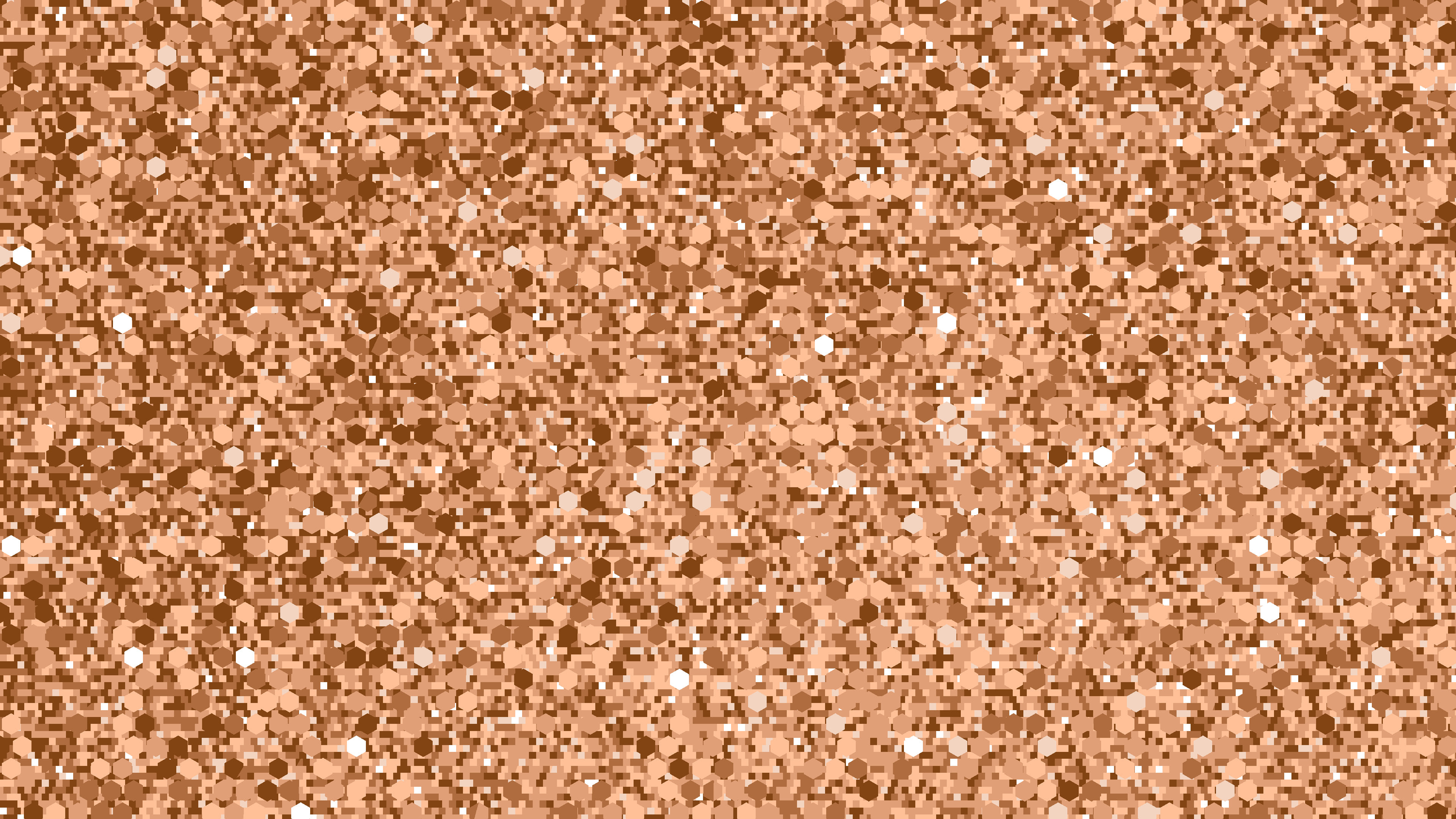 Peach Chunky Glitter desktop wallpaper in 4K