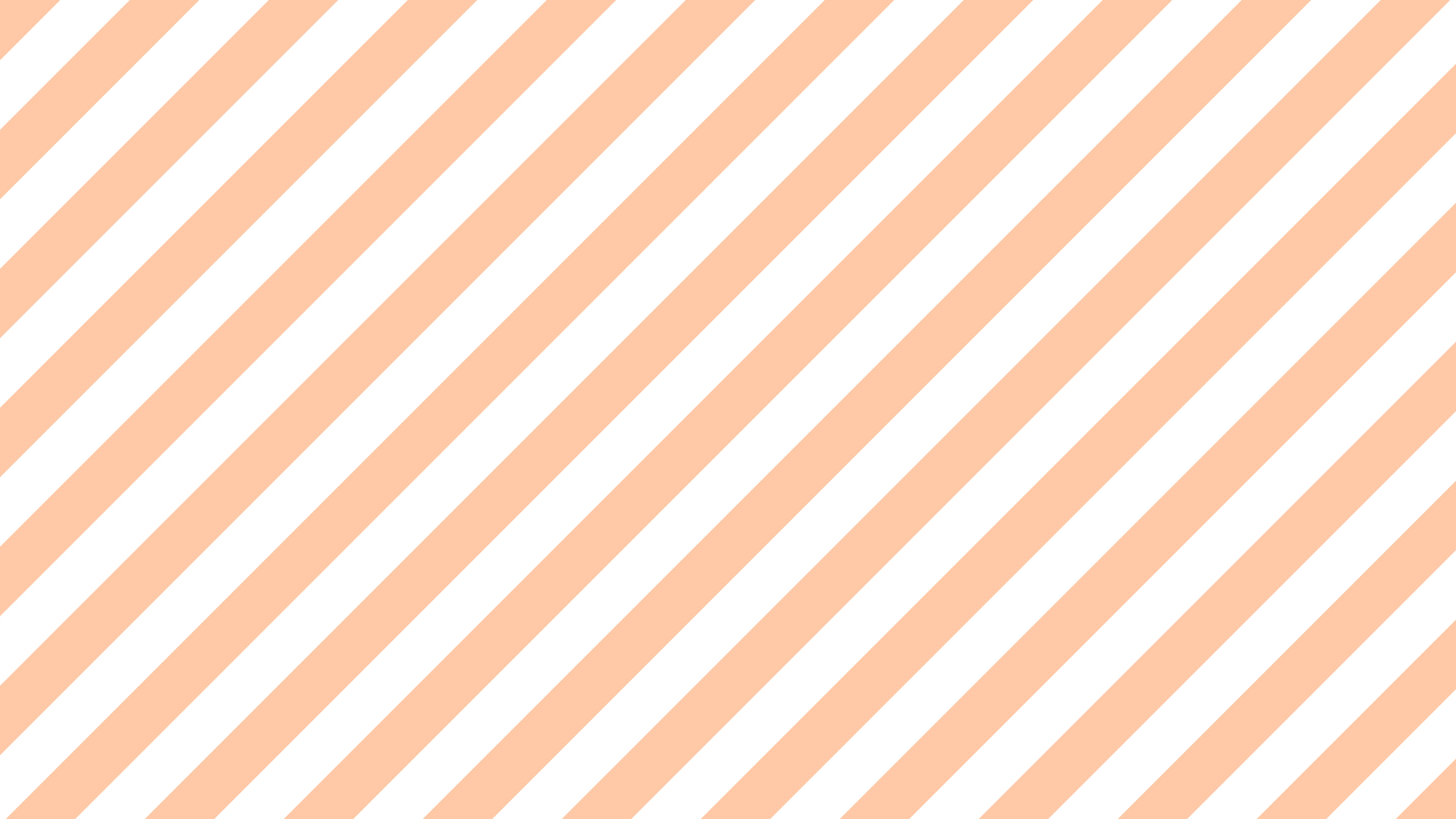 Peach Diagonal Striped desktop wallpaper in 4K