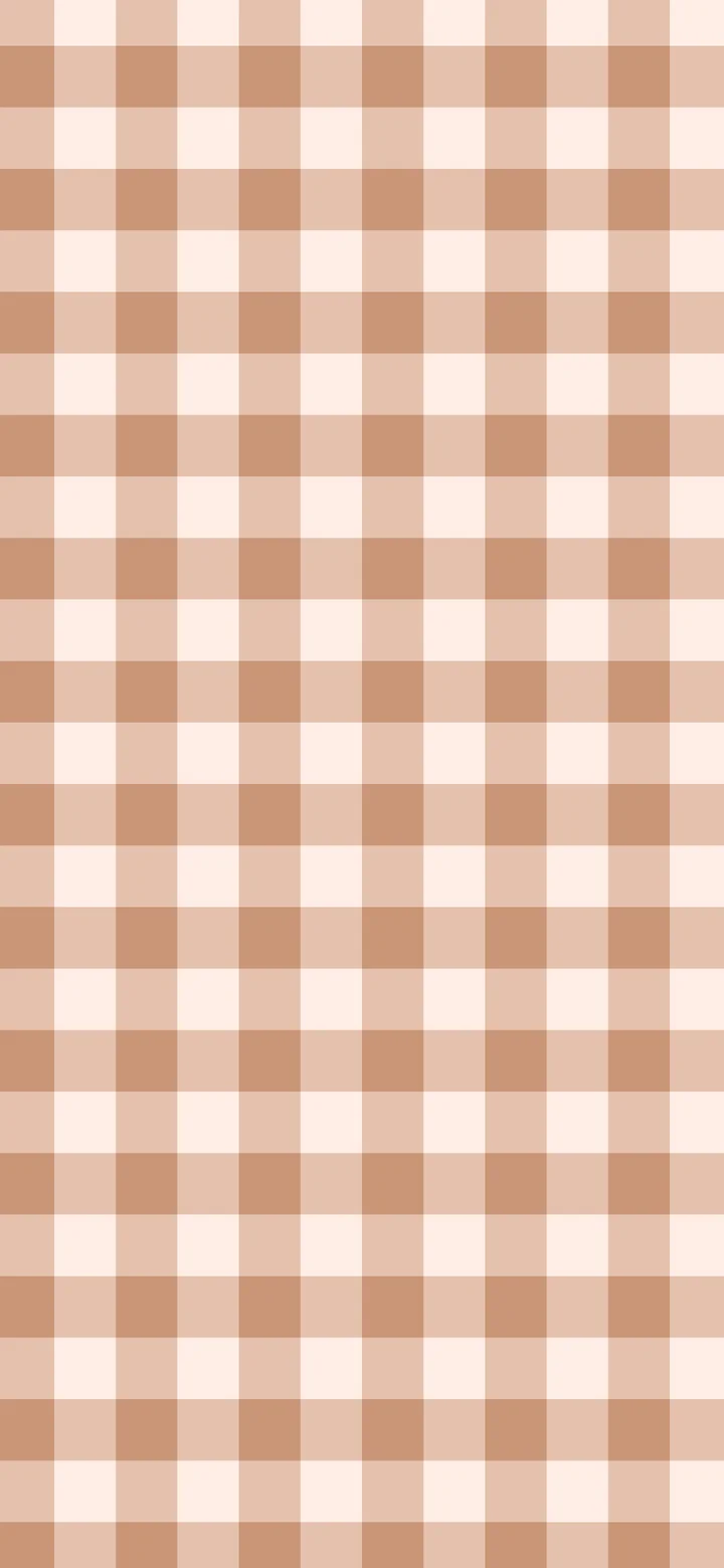 Peach Gingham wallpaper for iPhone and Android