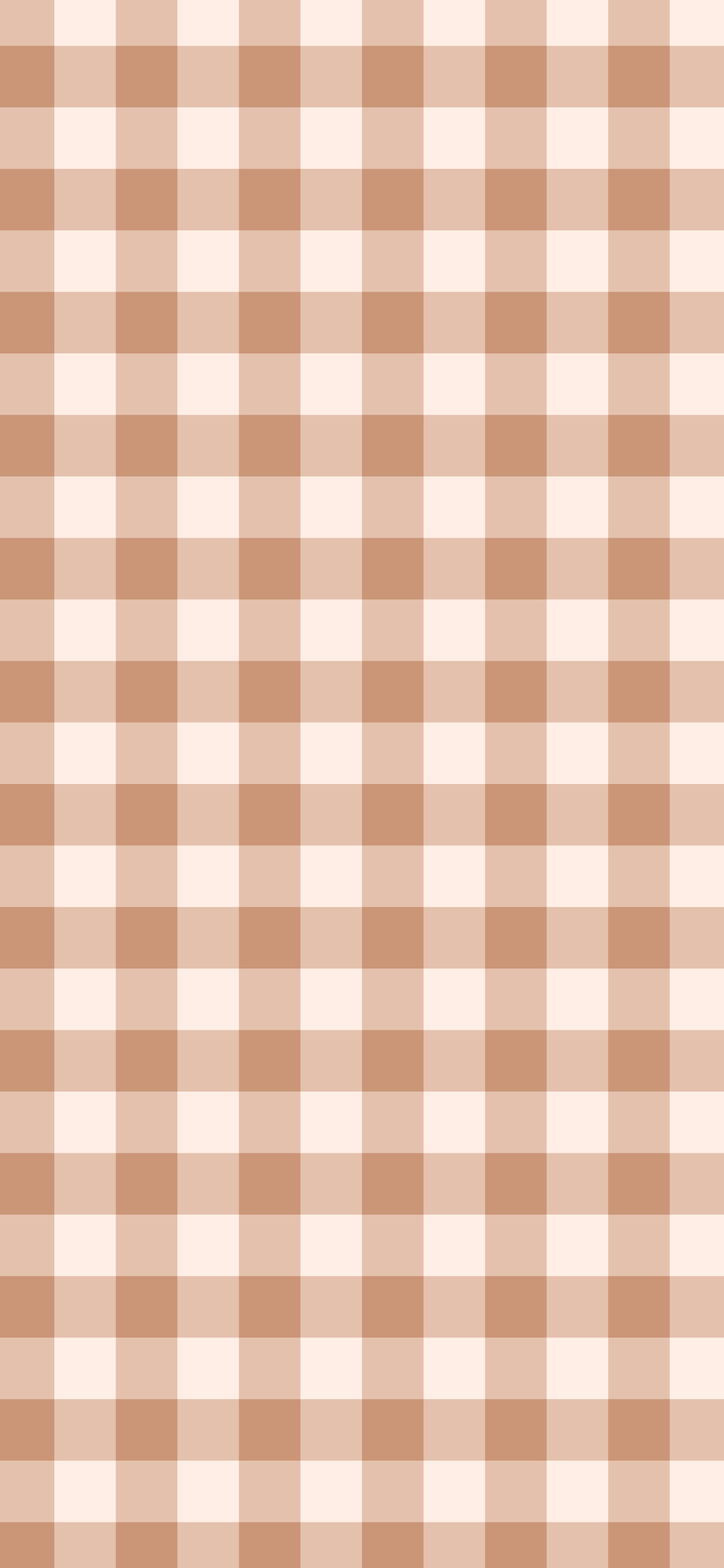Peach Gingham wallpaper for iPhone and Android
