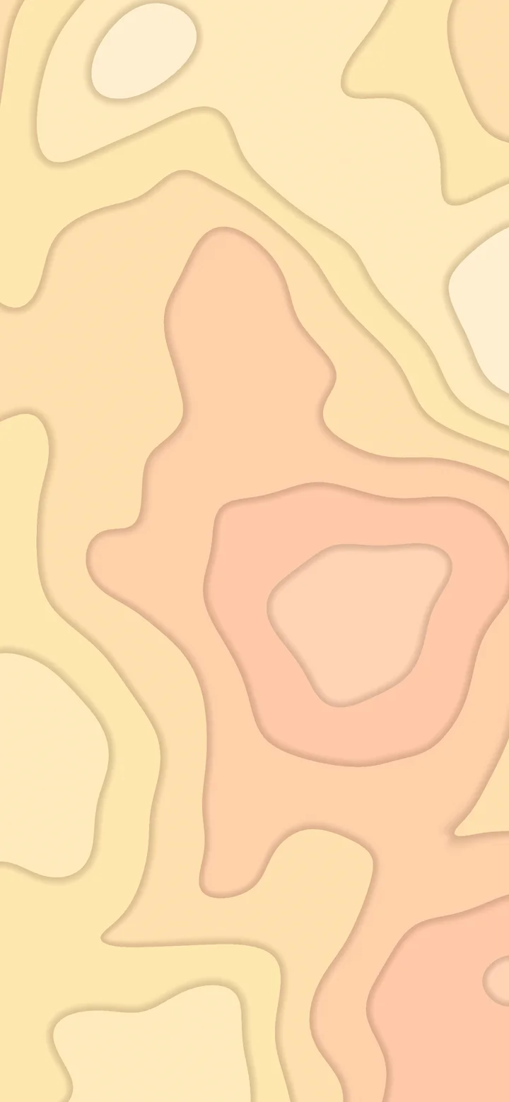 Peach Layered Topographic wallpaper for iPhone and Android