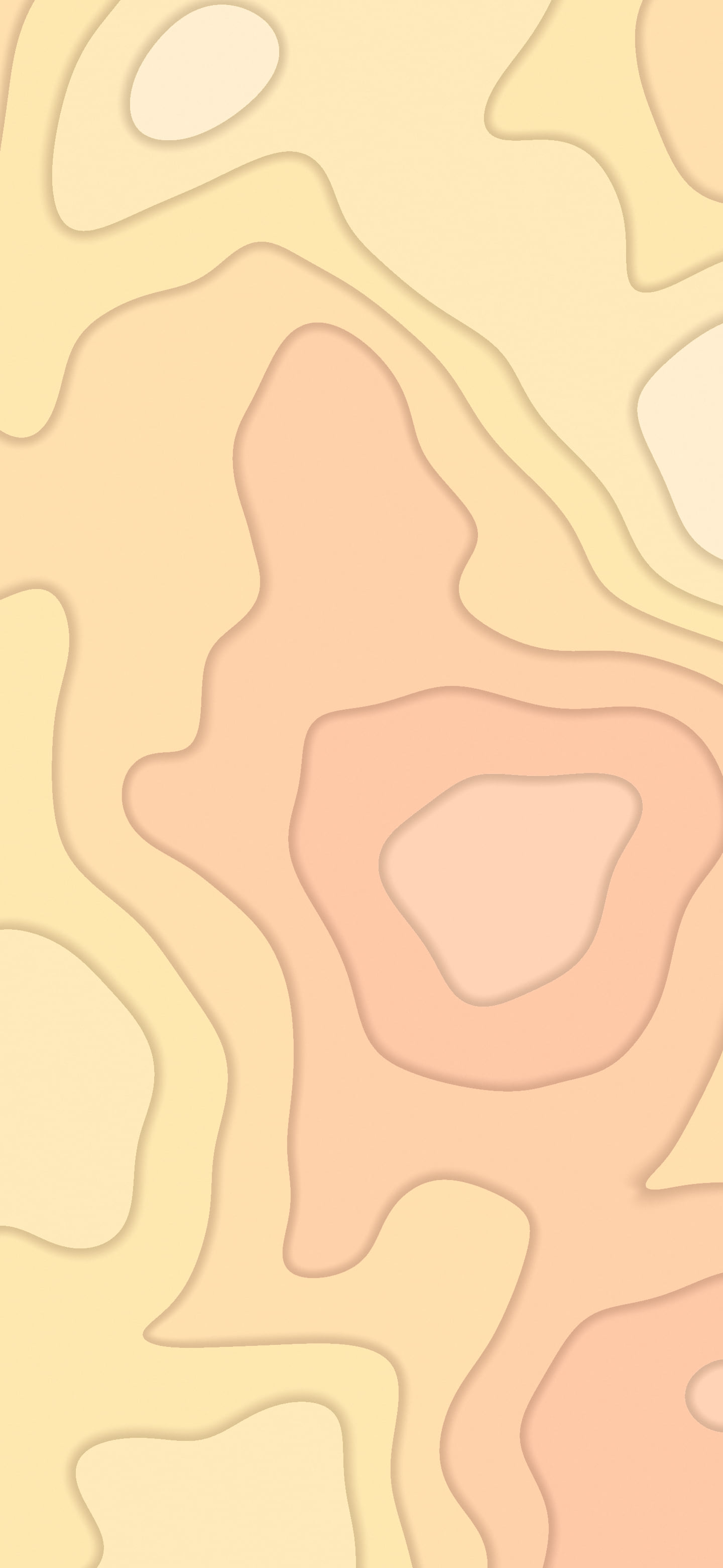 Peach Layered Topographic wallpaper for iPhone and Android